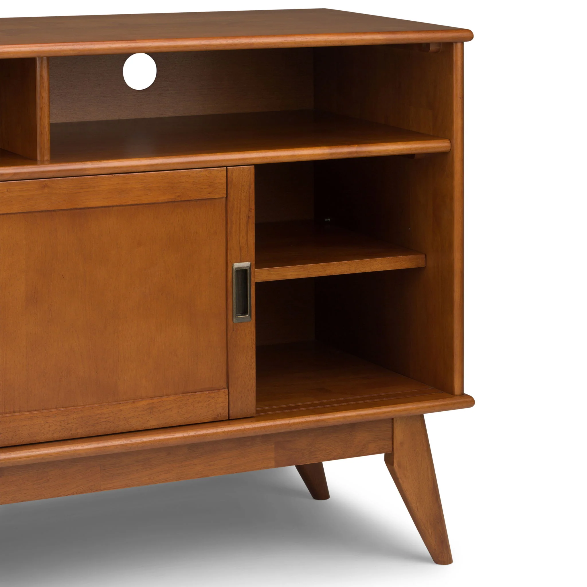 Draper - Handcrafted Mid Century Low TV Media Stand - Image 23