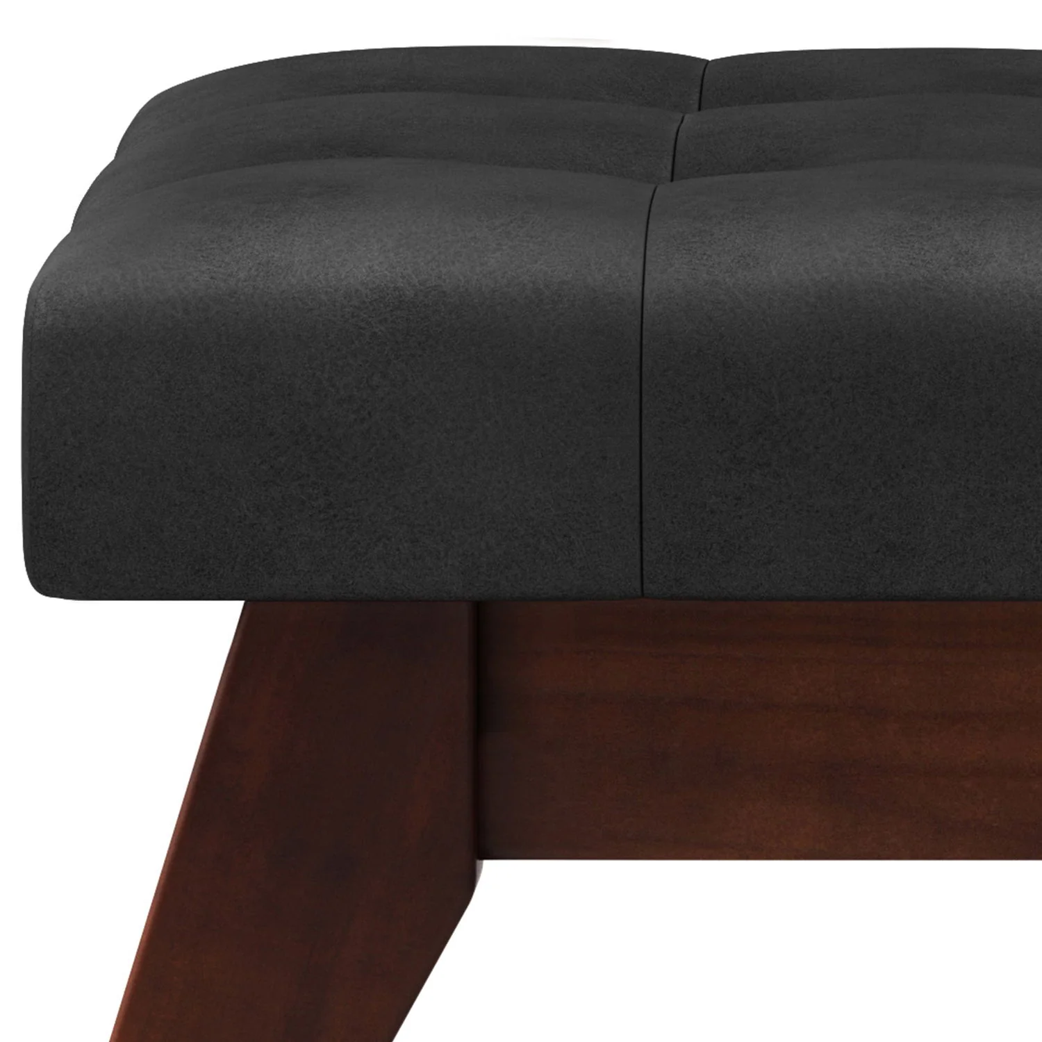 Draper - Upholstered Mid Century Tufted Ottoman Bench - Image 11