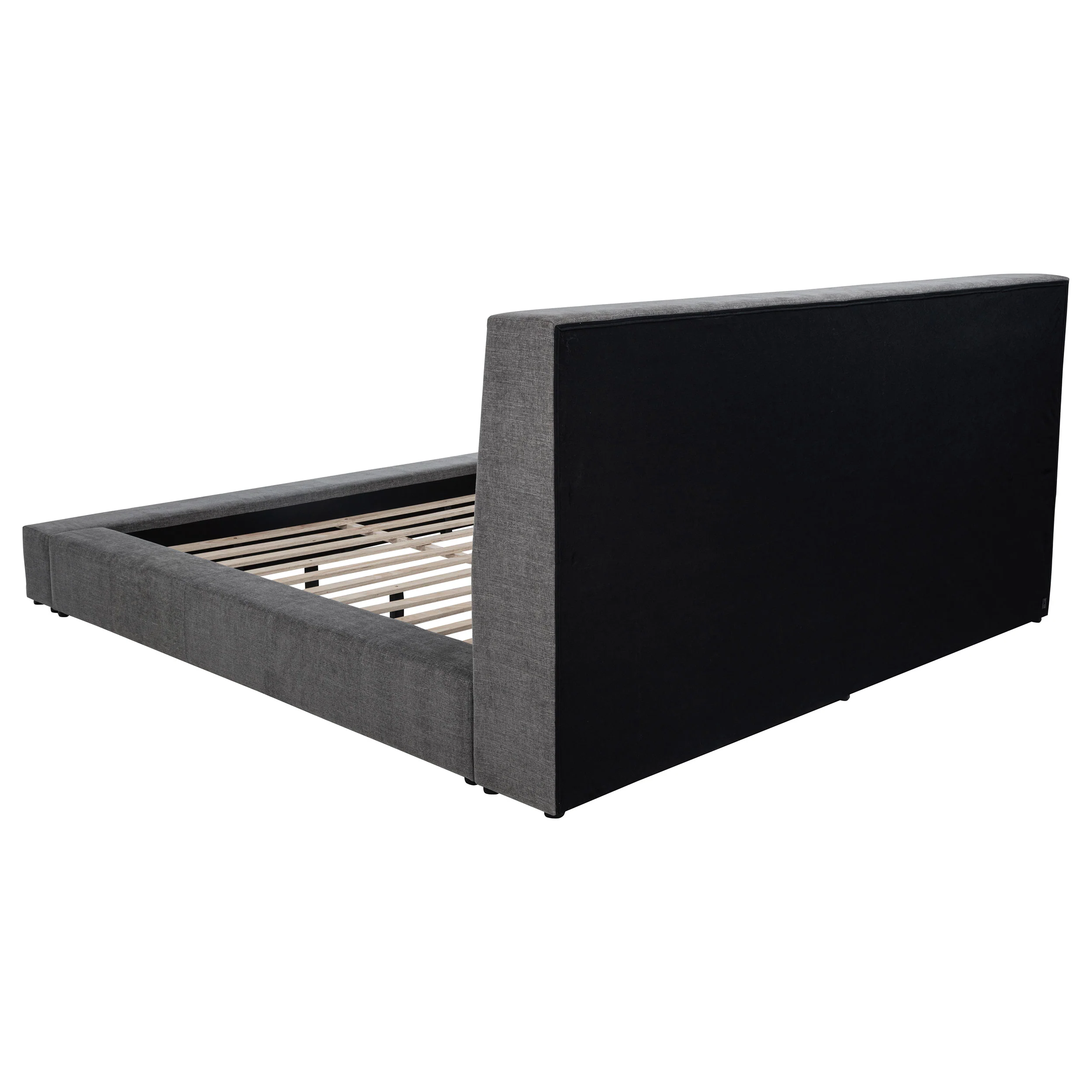 Dreux Upholstered California King Panel Platform Bed Grey - Image 10