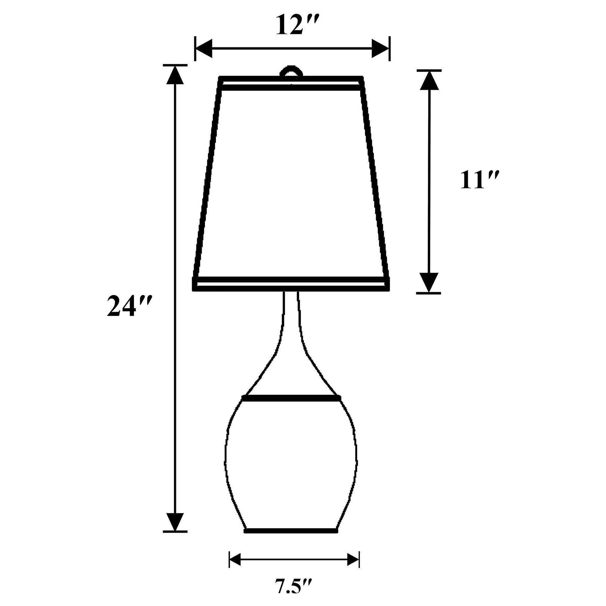 Droplet Empire - Shade Urn Table Lamp (Set of 2) - Silver - Image 6