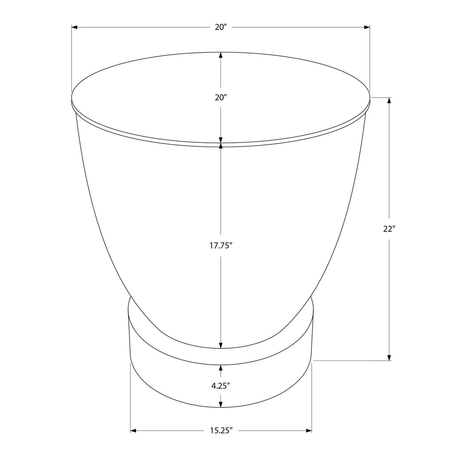 Drum Accent Side Table, Contemporary & Modern Design - Image 4