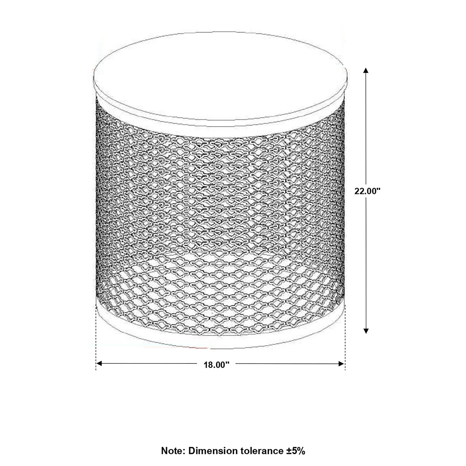 Drum Base Accent Table - Brown - Image 7