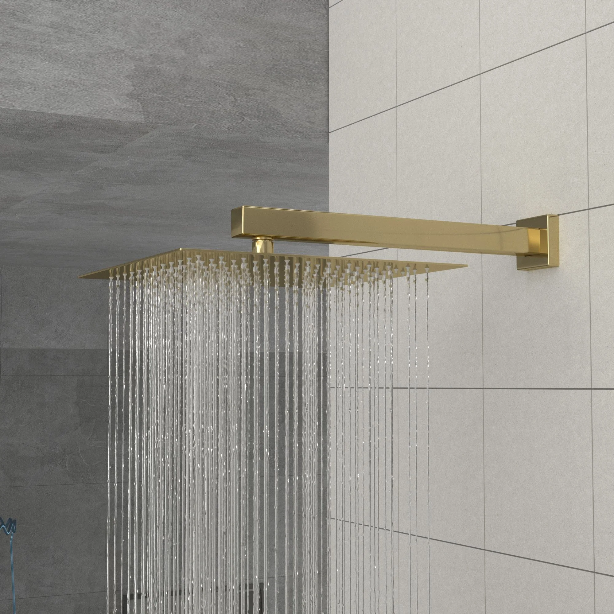 Dual Shower Head 10" Wall Mounted Square Shower System - Image 22