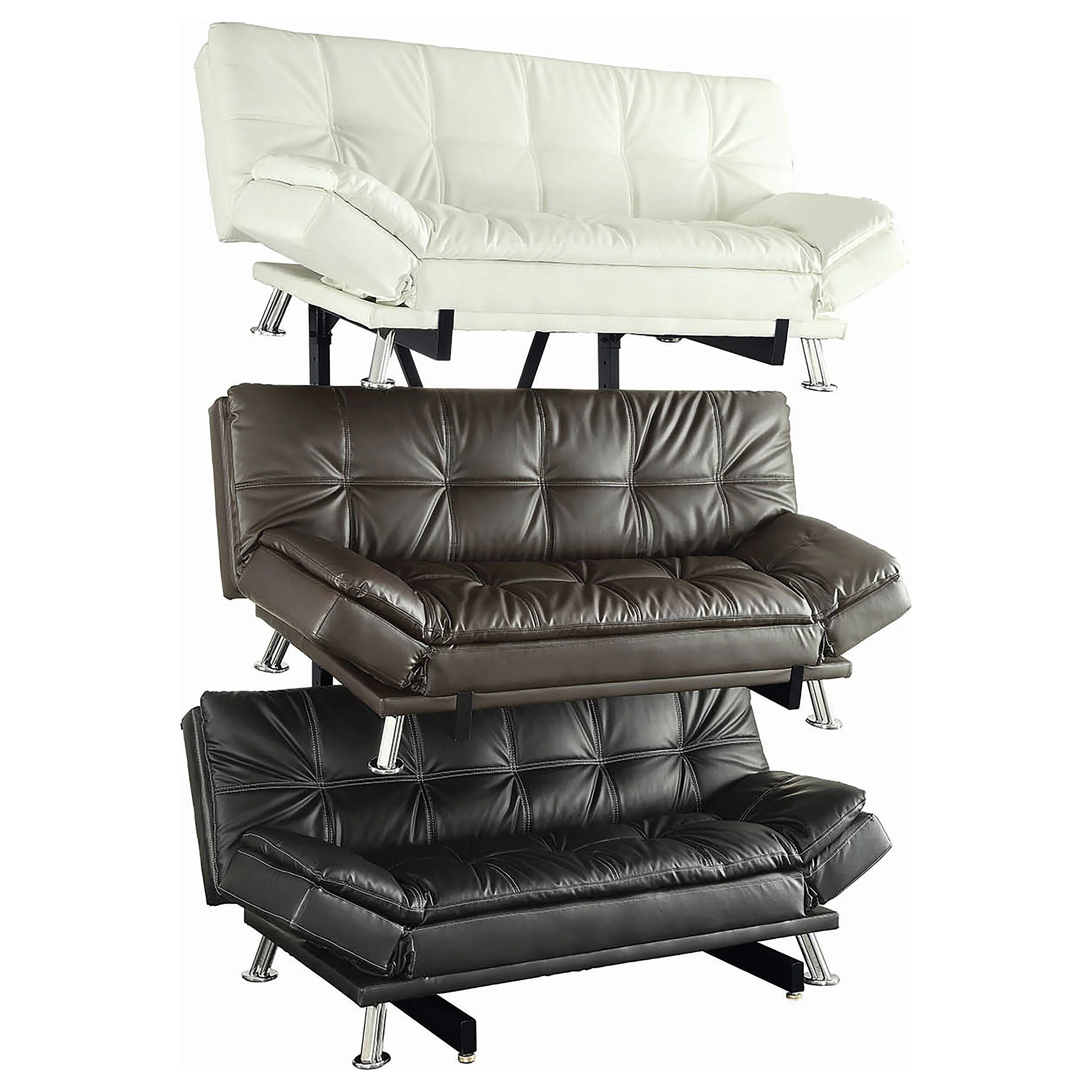 Duarto 3-Tier Sofa Display Rack, Black Metal - Image 4