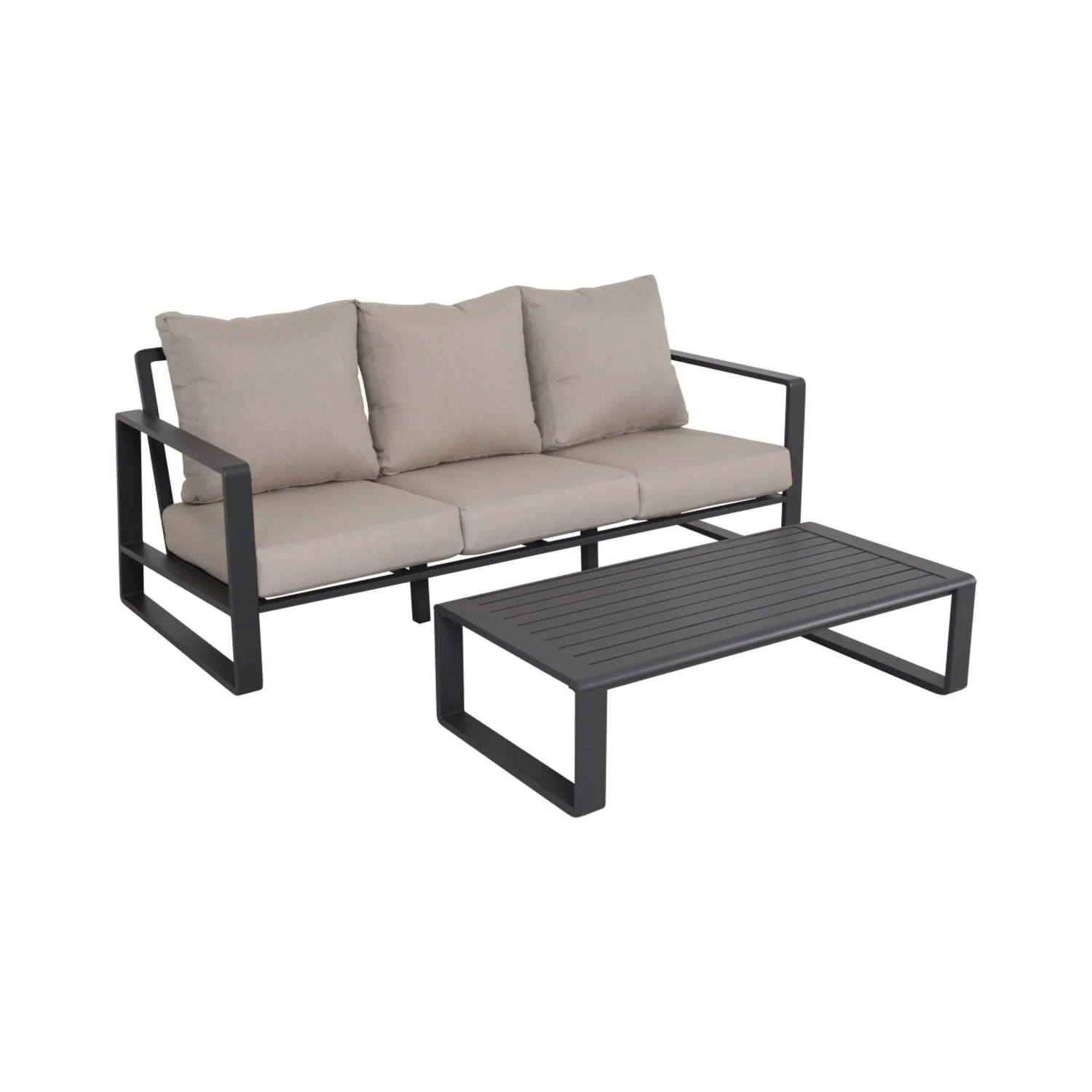Durable Sofa With Rectangular Coffee Table - Image 2
