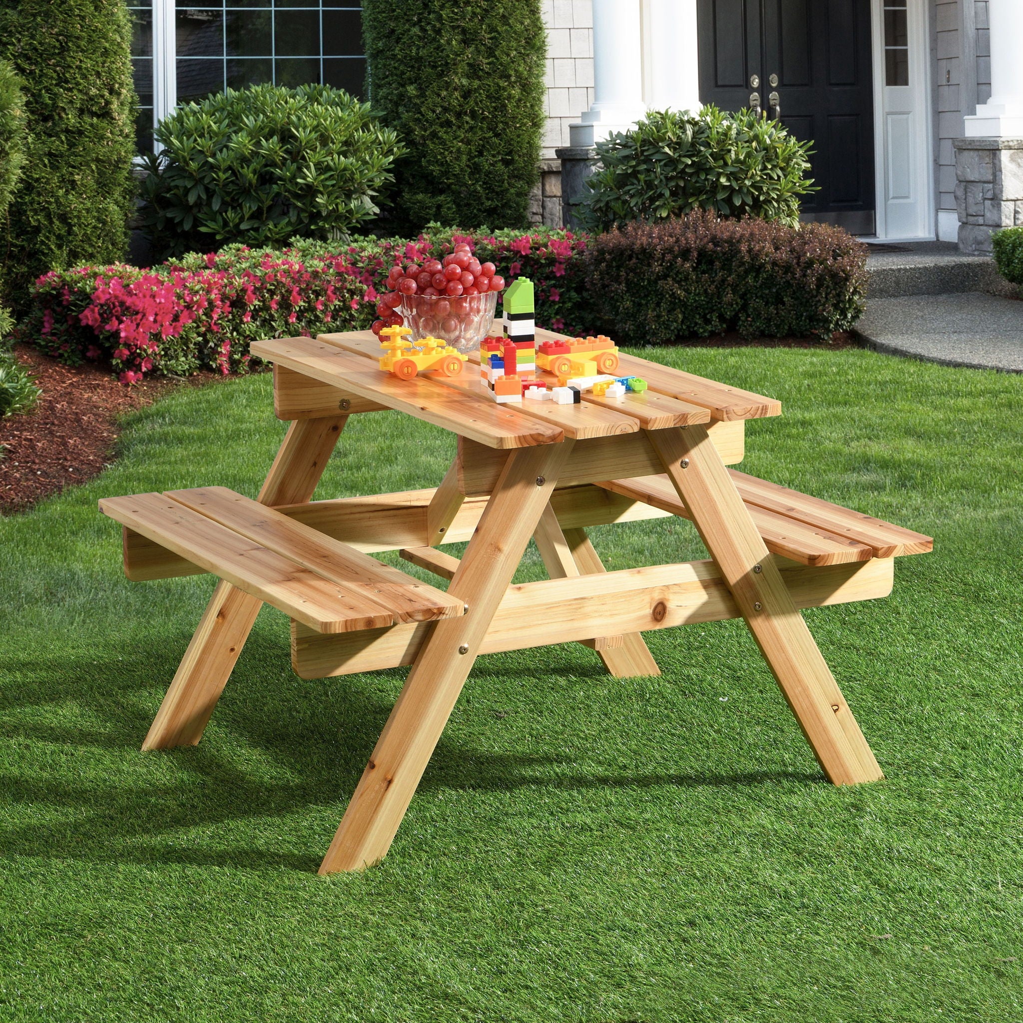 Durable Solid Wood Children's Dining Table And Chairs Set, Multi-Functional - Image 15