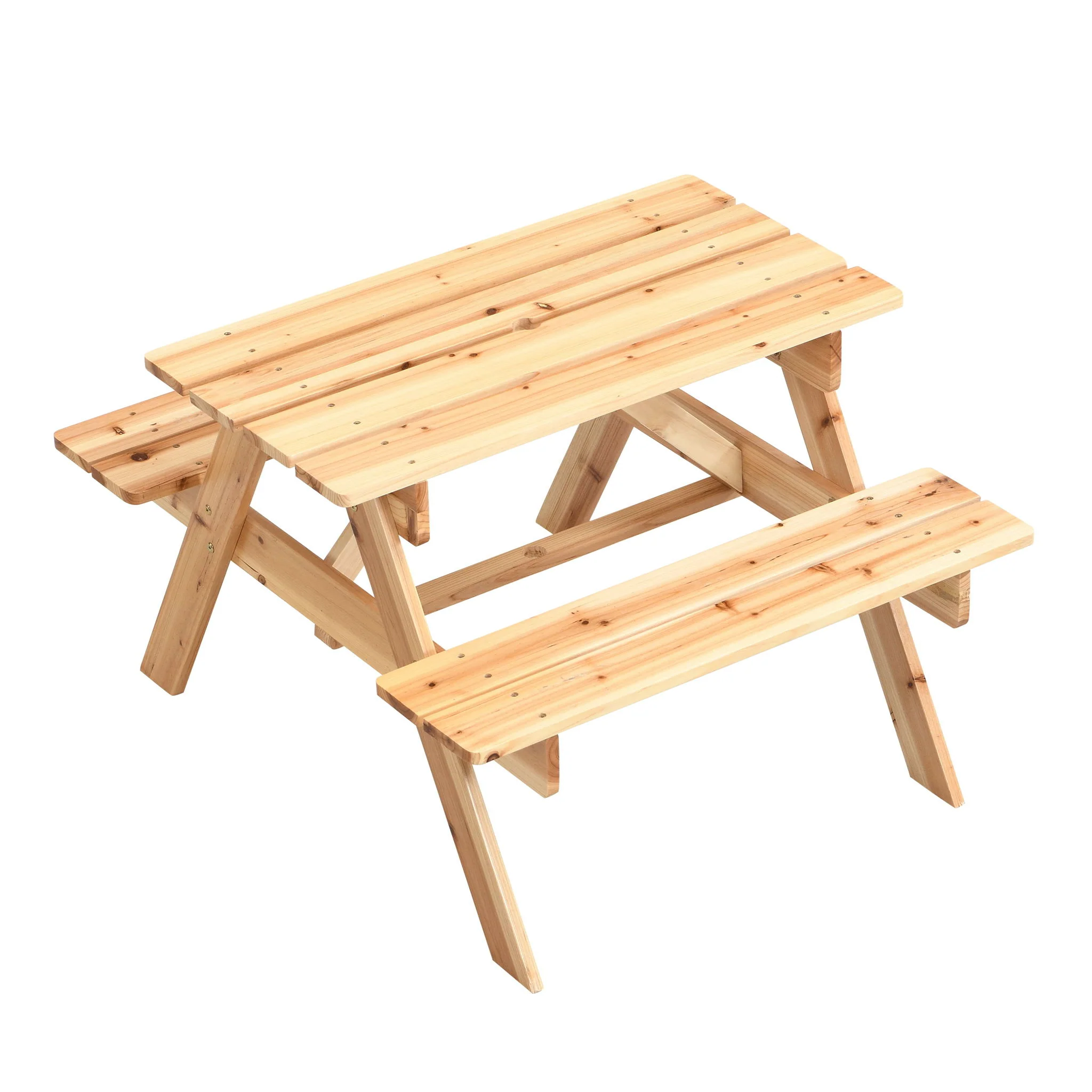 Durable Solid Wood Children's Dining Table And Chairs Set, Multi-Functional - Image 6