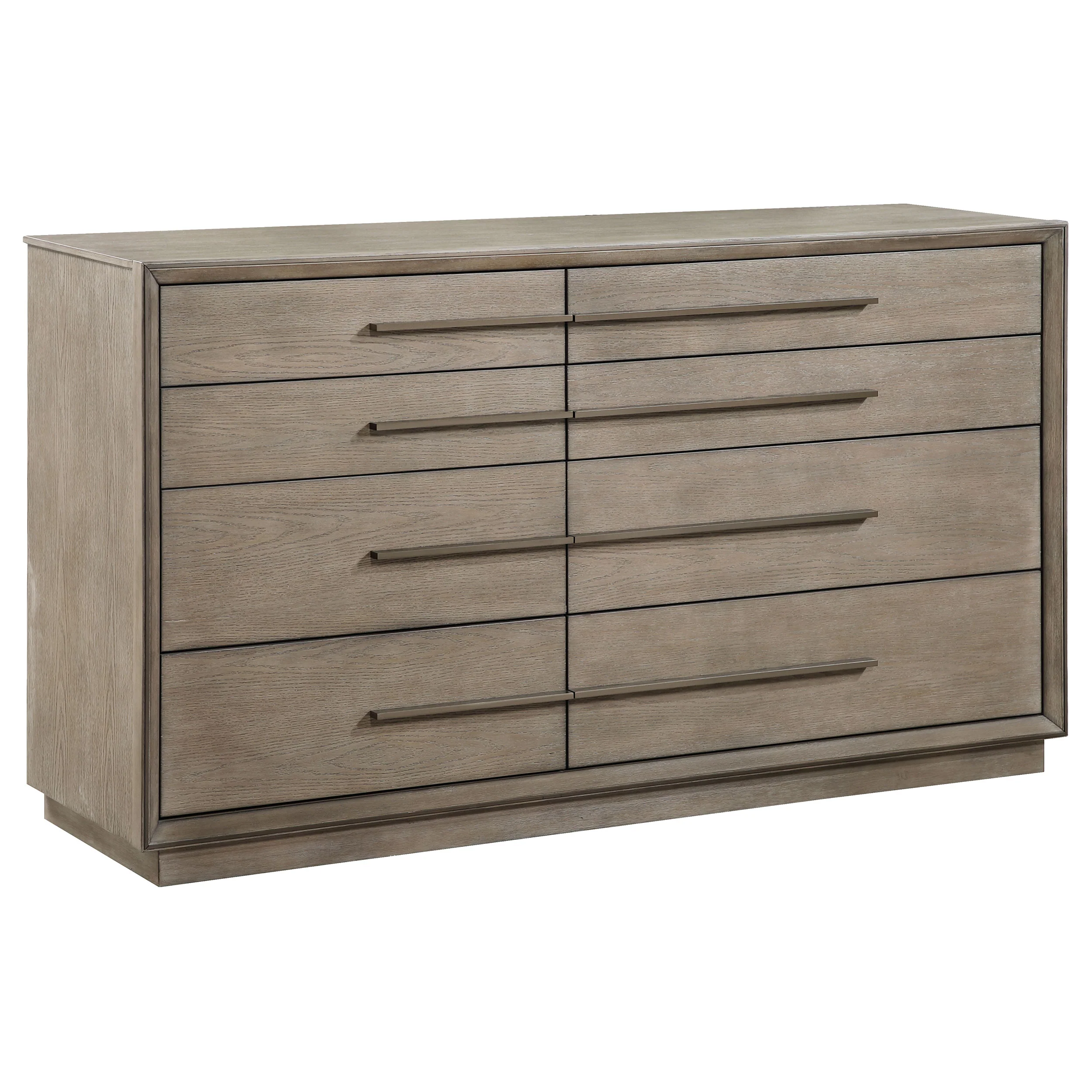 Durango 8-Drawer Dresser in Taupe Oak