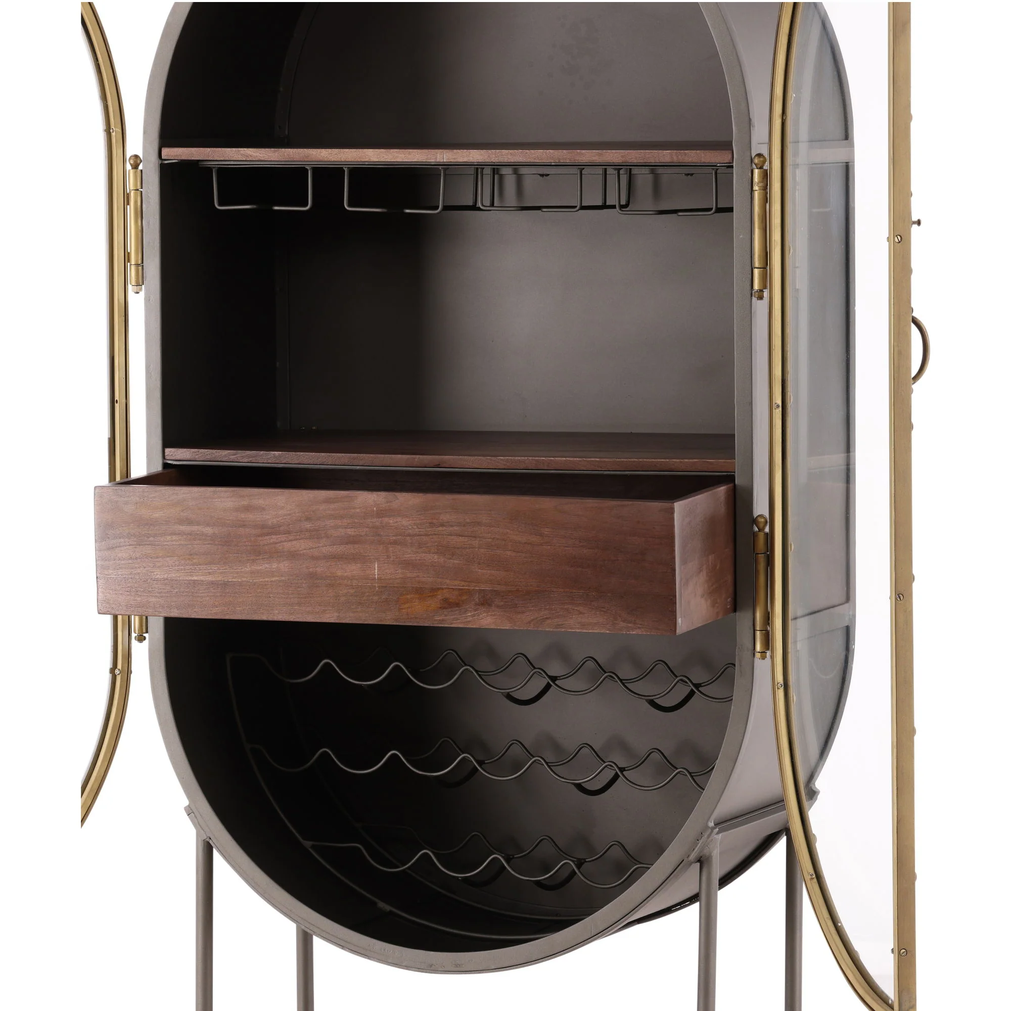Eclipse - Bar Cabinet - Dark Brown - Image 3