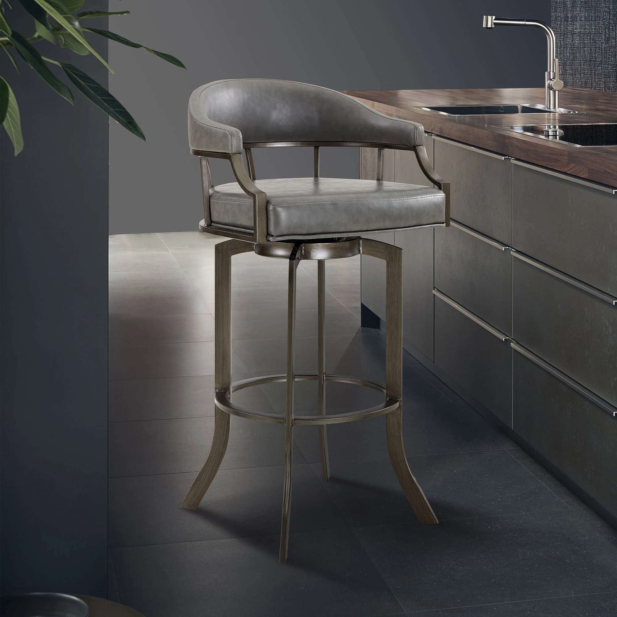 Edy - Swivel Bar Stool - Image 9