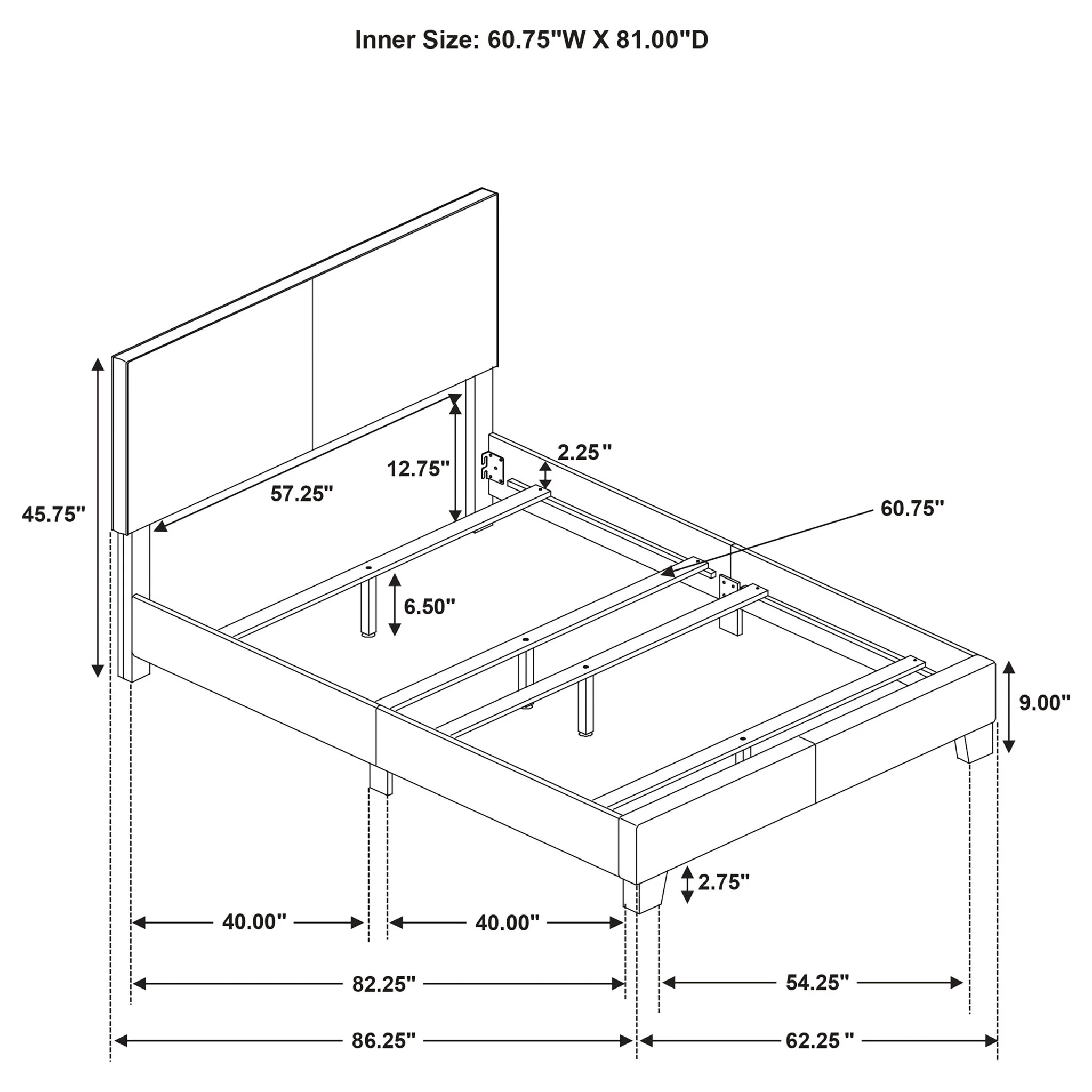 Efram - Panel Bed - Image 13