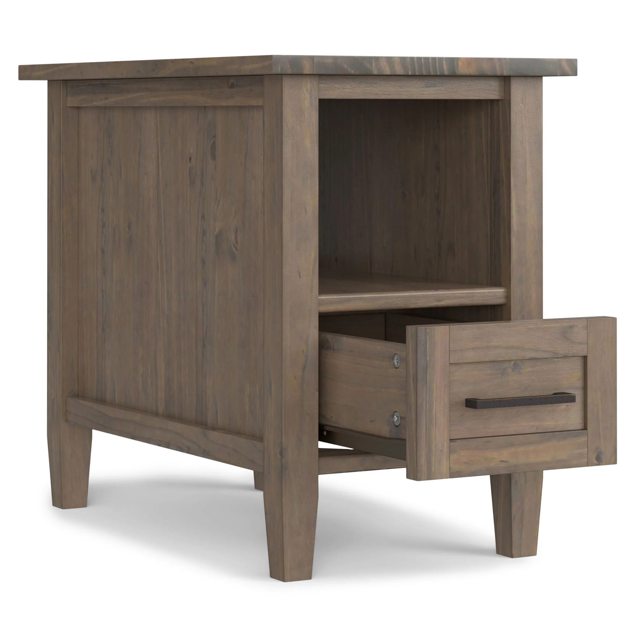 Ela - Narrow End Table - Brown - Image 6