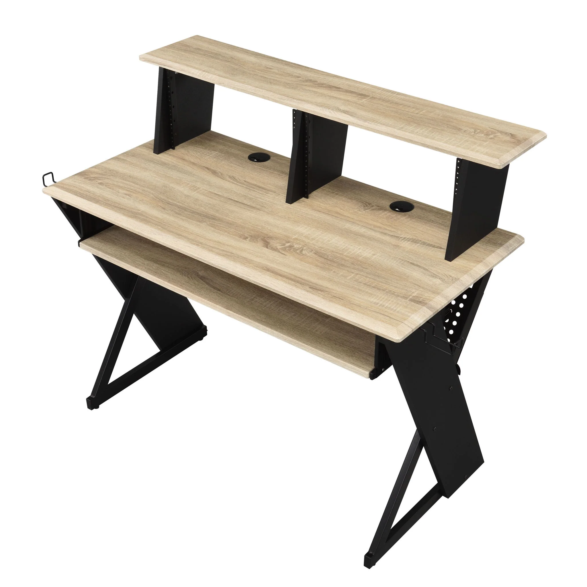 Eleazar - Music Recording Studio Desk - Natural Oak - Image 7