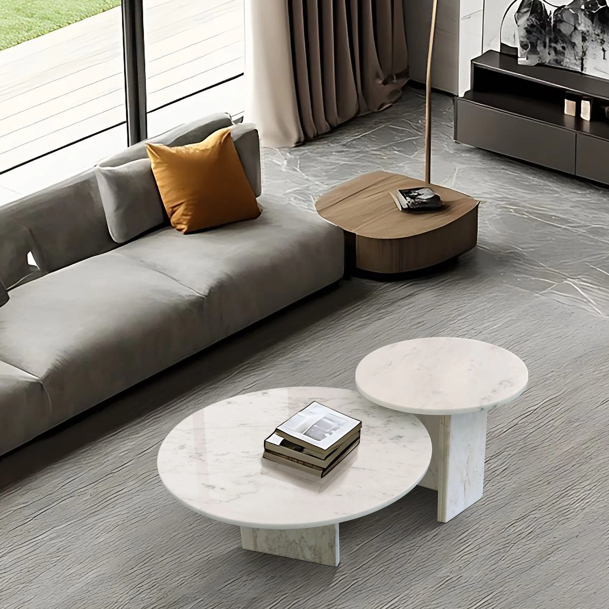 Elegant Coffee Duo Table Set - Image 12