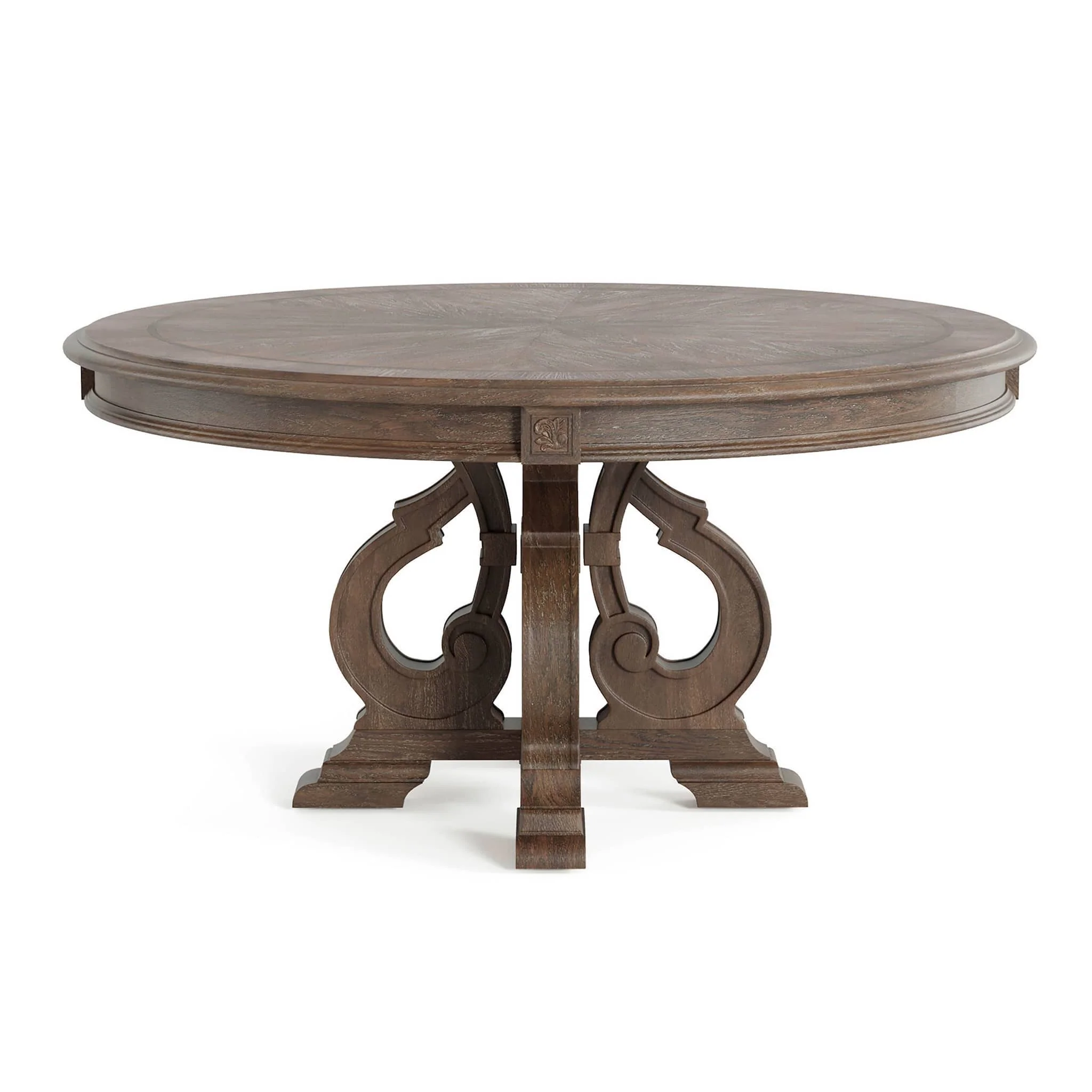 Elegant Dining Set Round Table And Side Chairs - Image 20