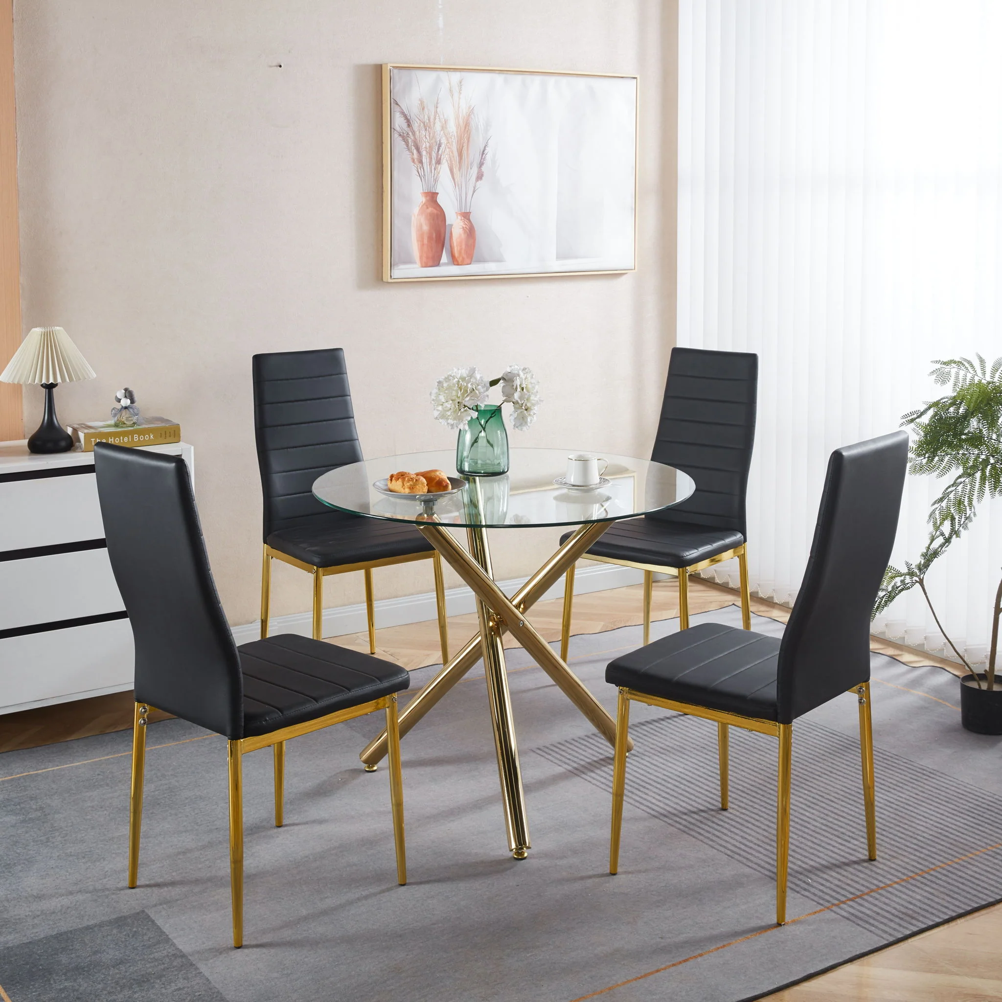 Elegant Legs Dining Chair (Set of 4) - Image 7