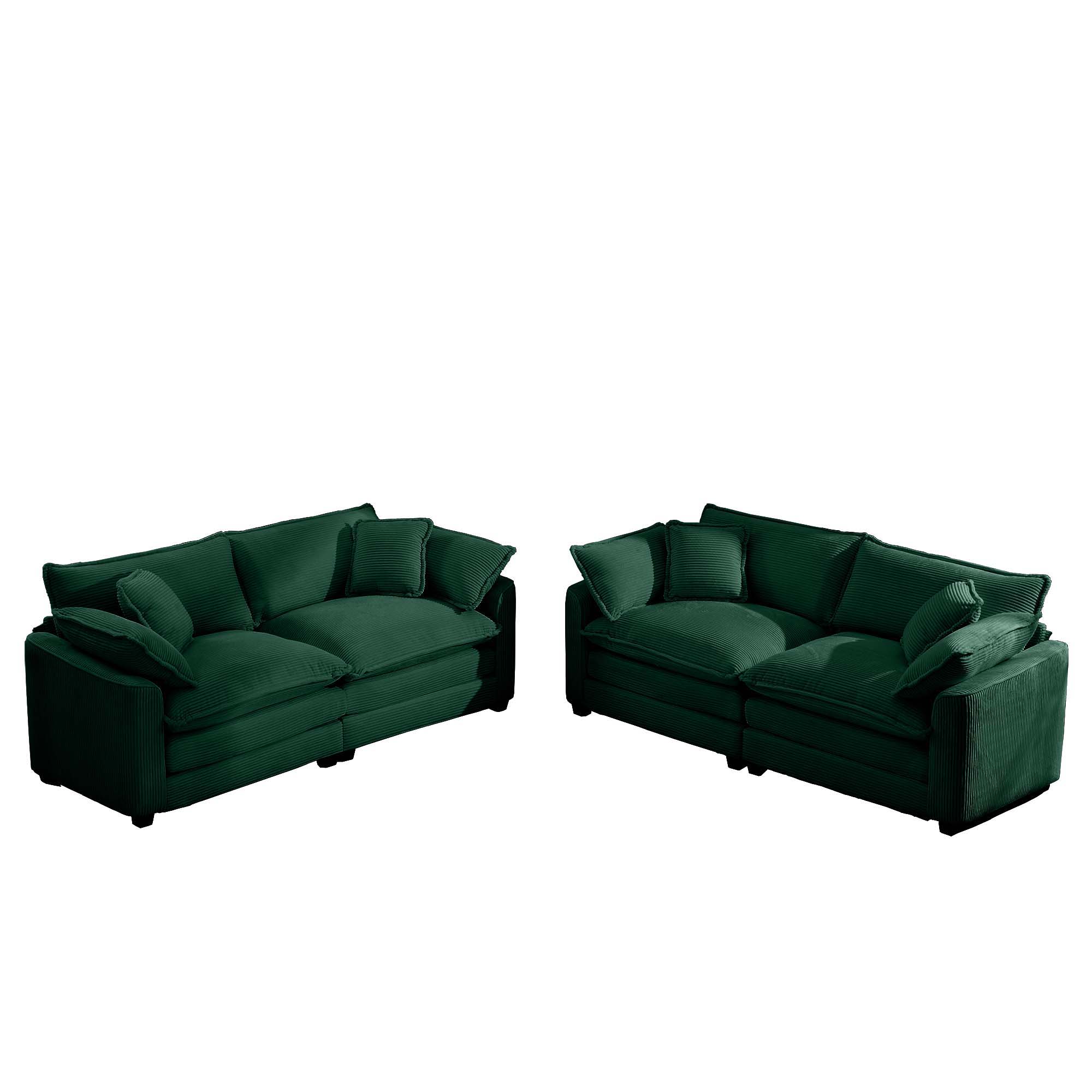 Elegant Oversized Sectional Sofa Set With Deep Seats And Flexible Layout - Image 21