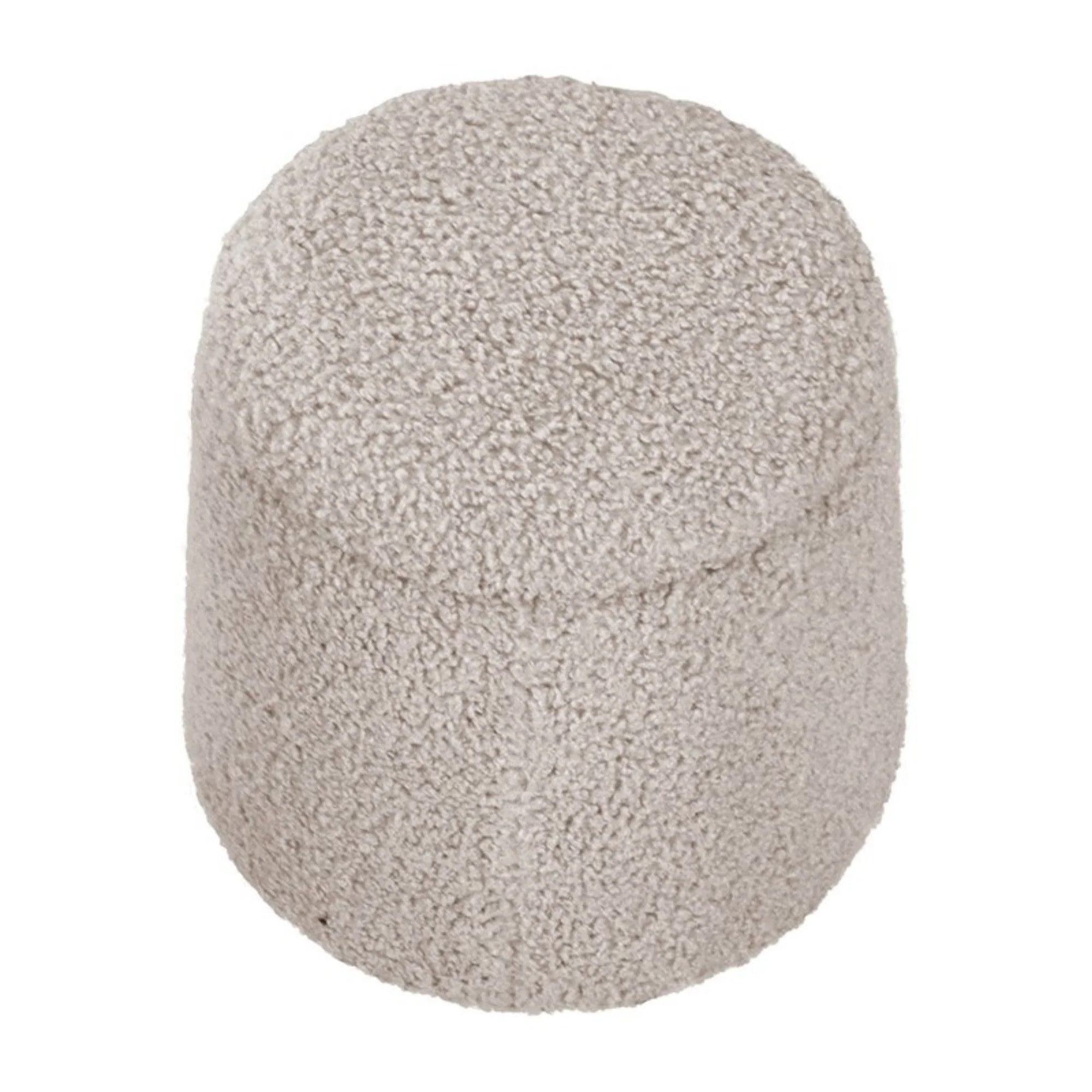 Elegant Round Storage Ottoman Upholstered - Image 6