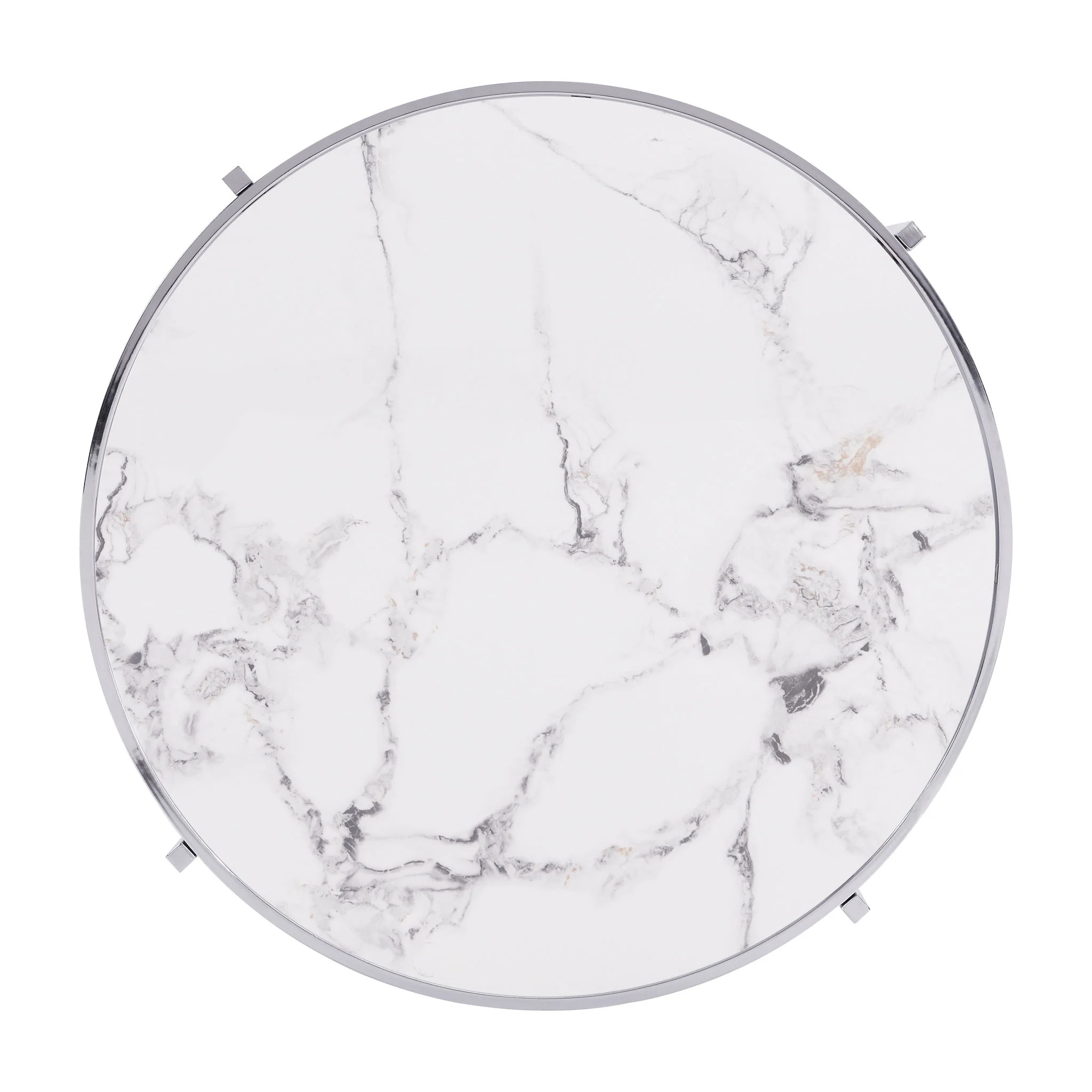 Elegant Round Table With Sintered Stone Top & Sturdy Metal Frame - Image 9