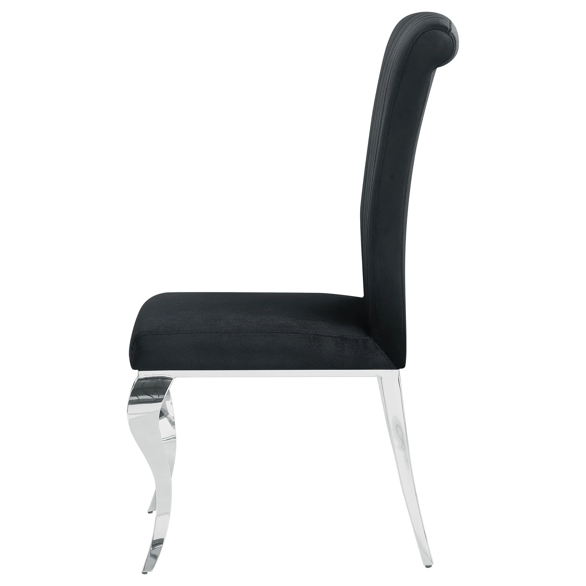 Elegant Upholstered Side Chairs (Set of 4) - Image 4
