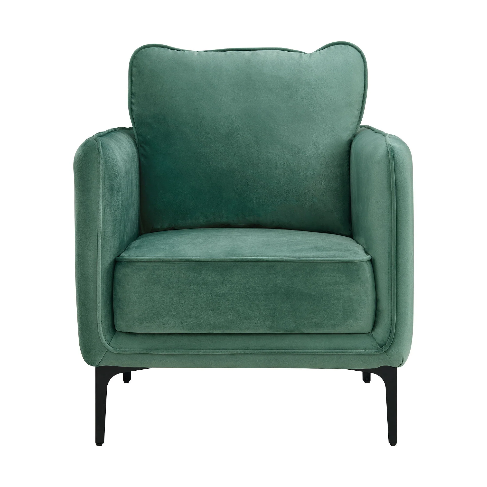 Elements Rae Lavish Green Velvet Accent Chair - Image 2