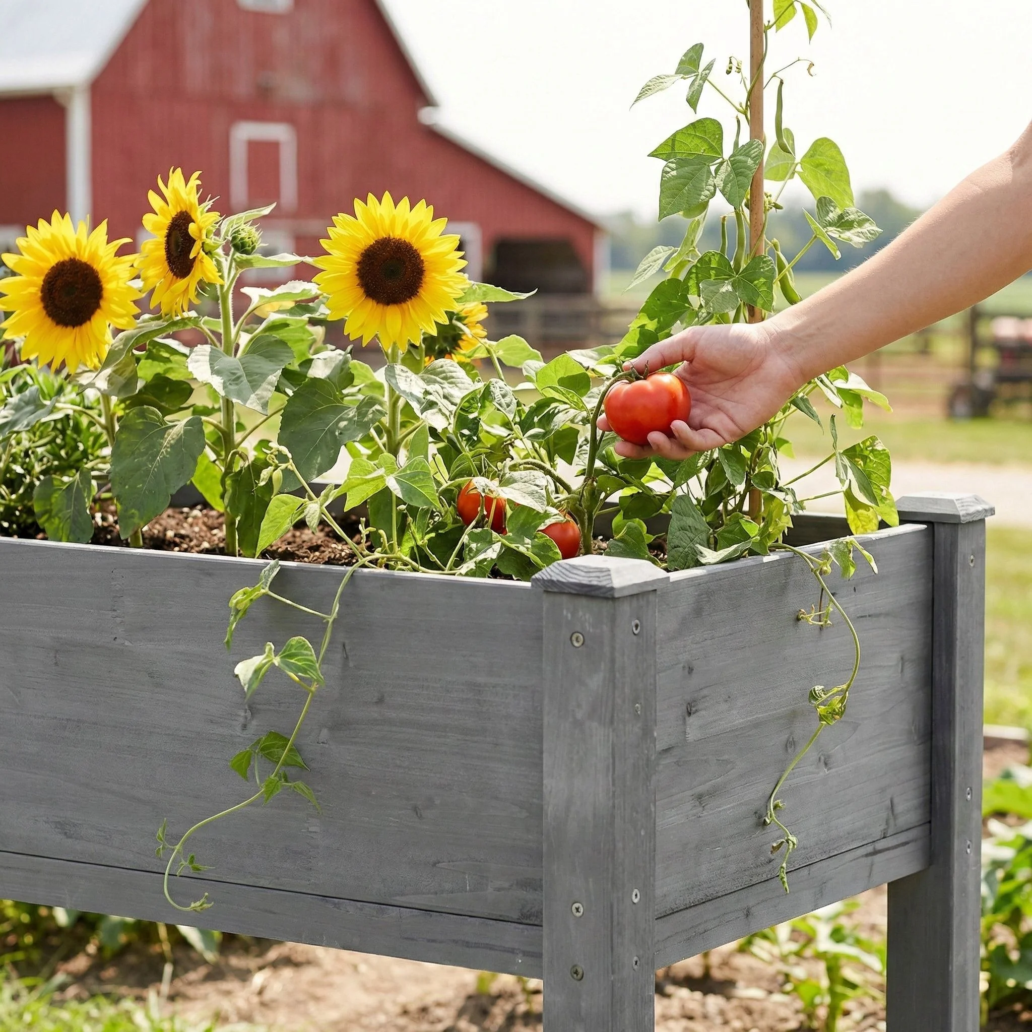 Elevated Raised Garden Bed For Outdoor - Image 11