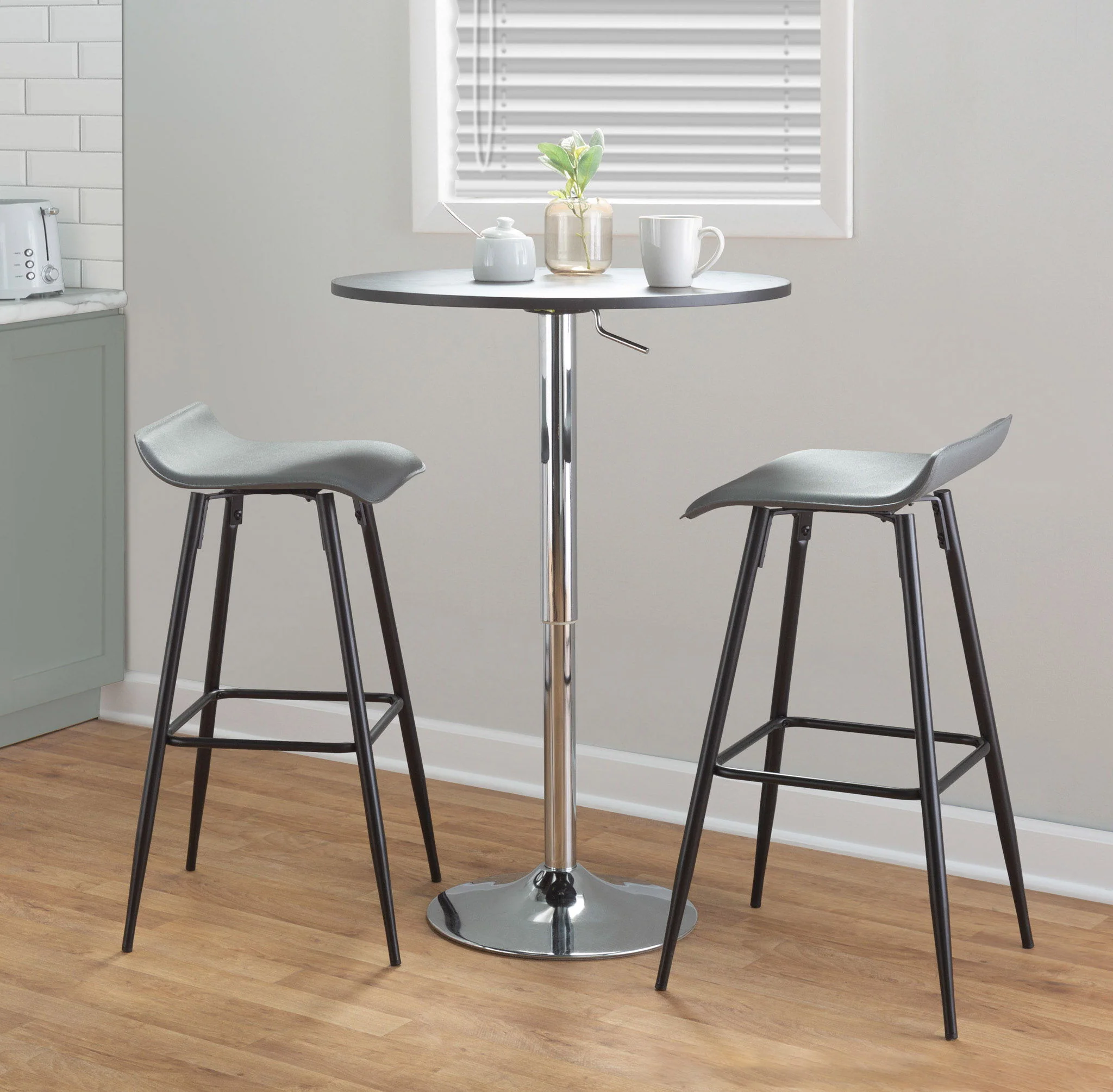 Elia - Contemporary Adjustable Bar Table - Image 9
