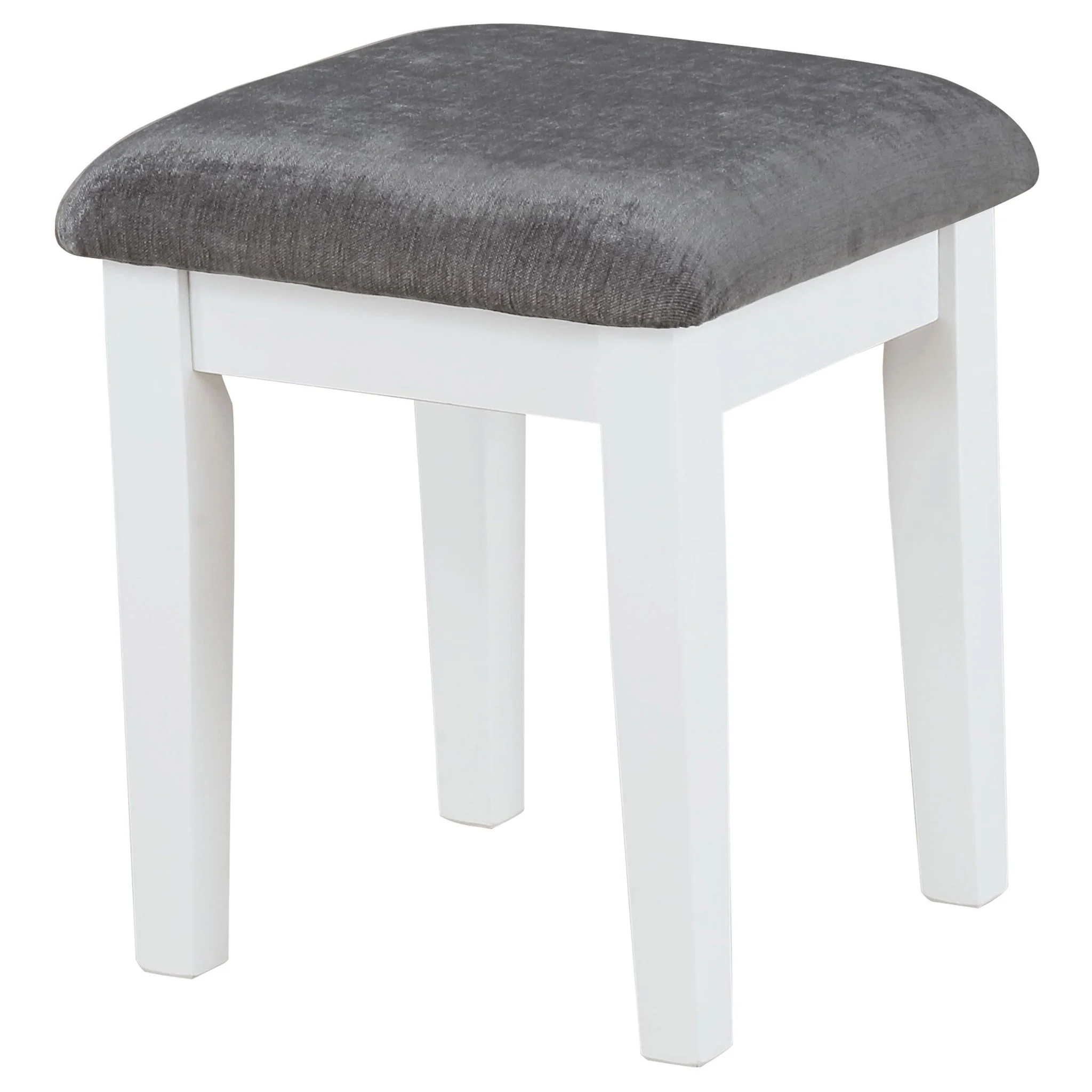 Elijah - Vanity Set With Lighting And Stool - White - Image 3