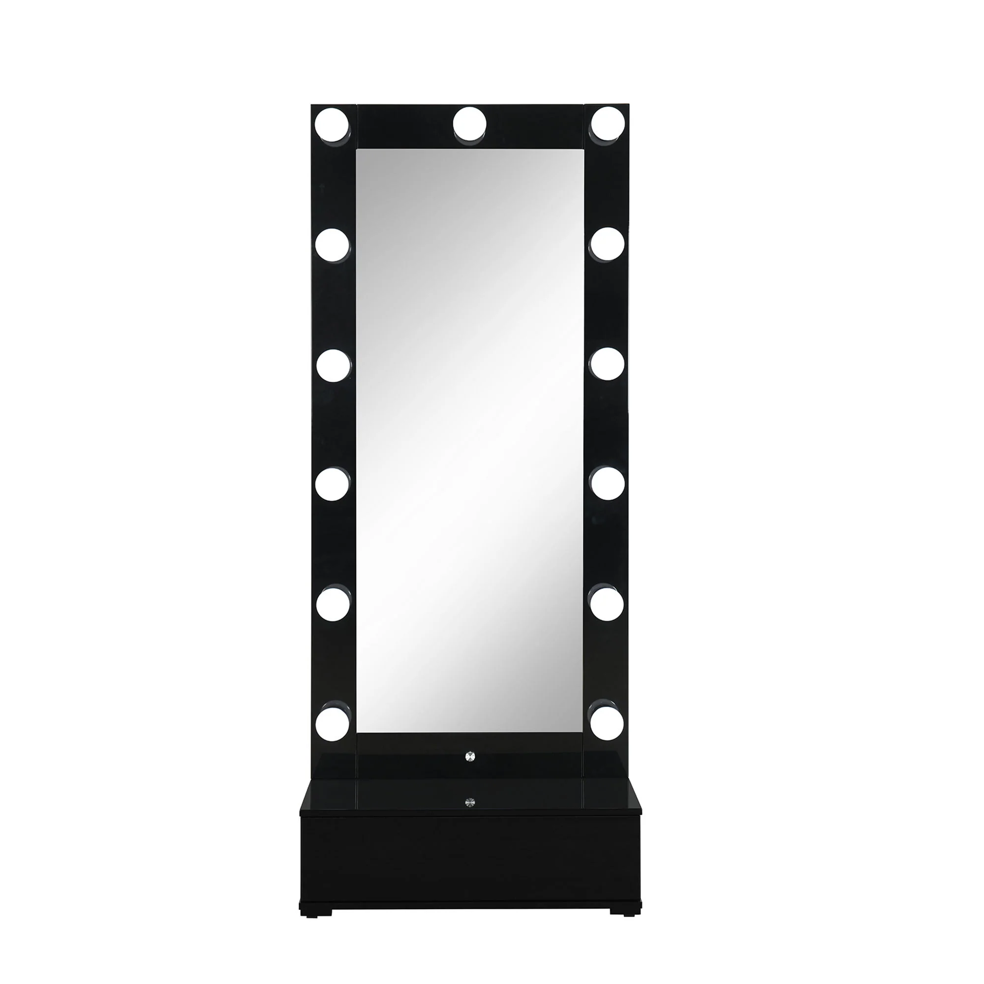 Elisa - Narrow Tall Mirror With Speaker And Drawer - Image 2
