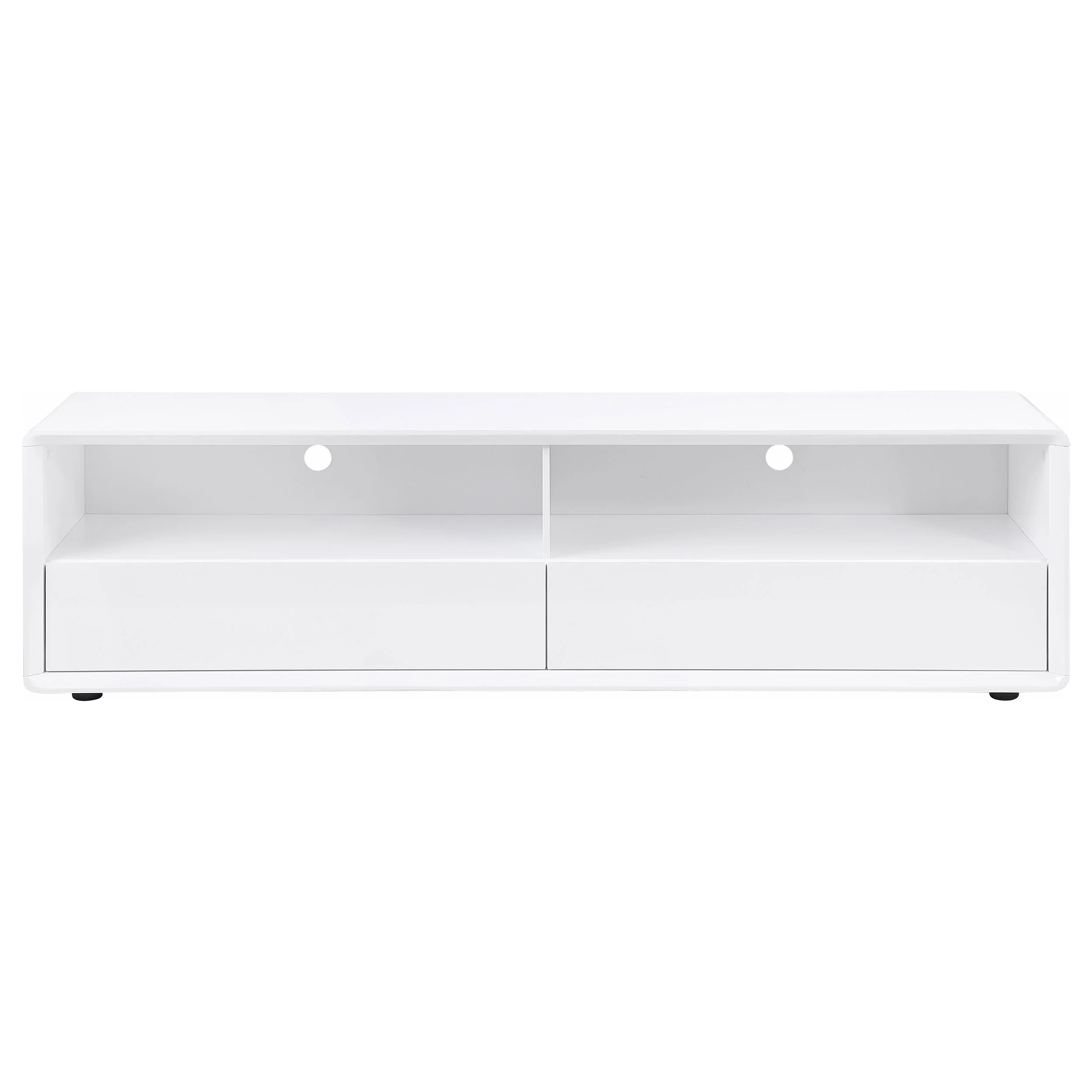 Ellice 71-inch TV Stand Media Console White - Image 2