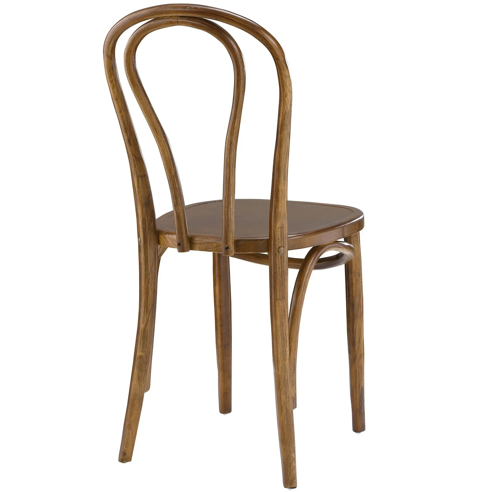 Elm Wood Dining Side Chair with Polyurethane Finish - Image 7