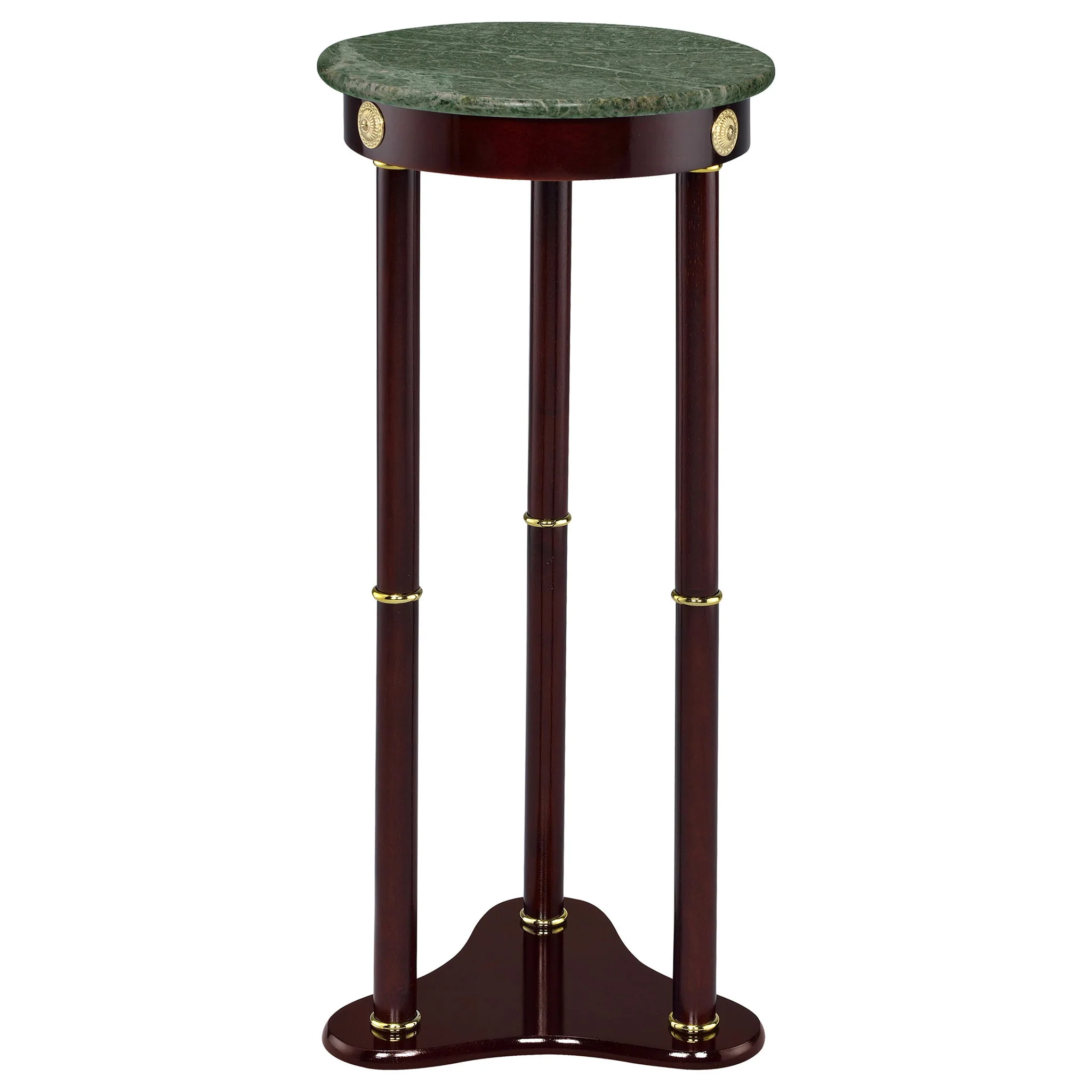 Elna - Accent Side Table With Round Top Plant Stand - Brown - Image 4