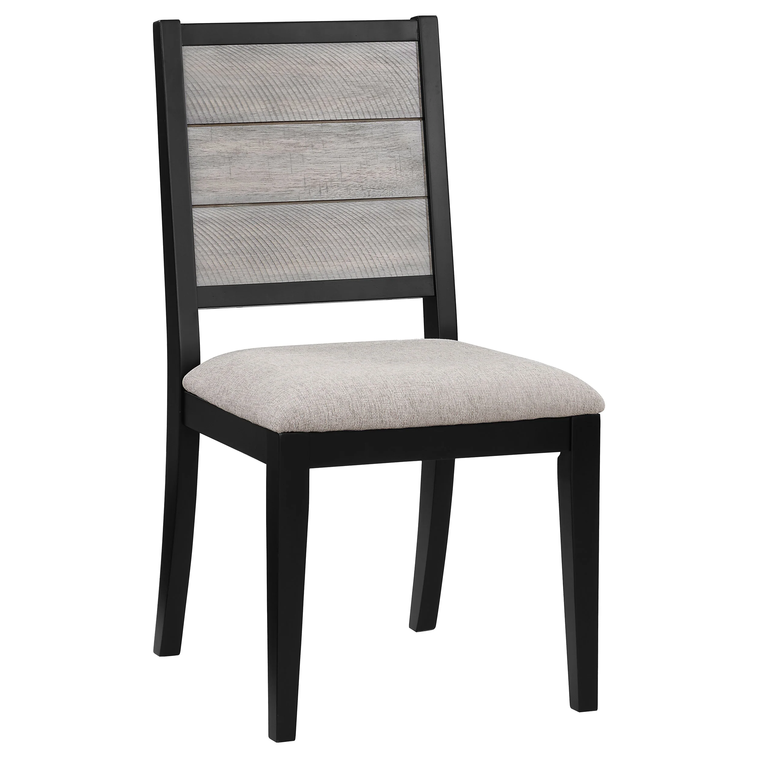 Elodie 5-Piece Rectangular Extension Dining Set, Black - Image 6