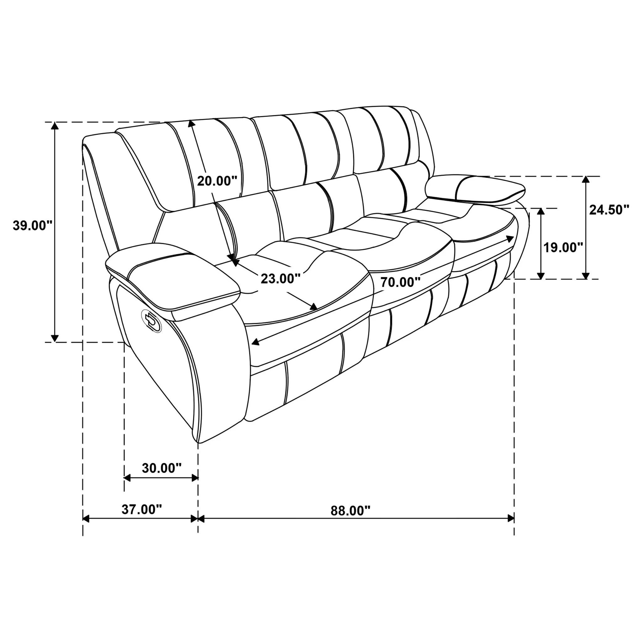 Elodie - Reclining Sofa Set With Manual Recline - Image 9