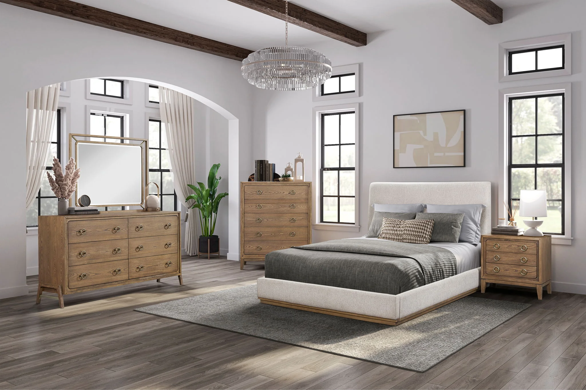 Elure - 3 Drawer Nightstand With USB - Image 14