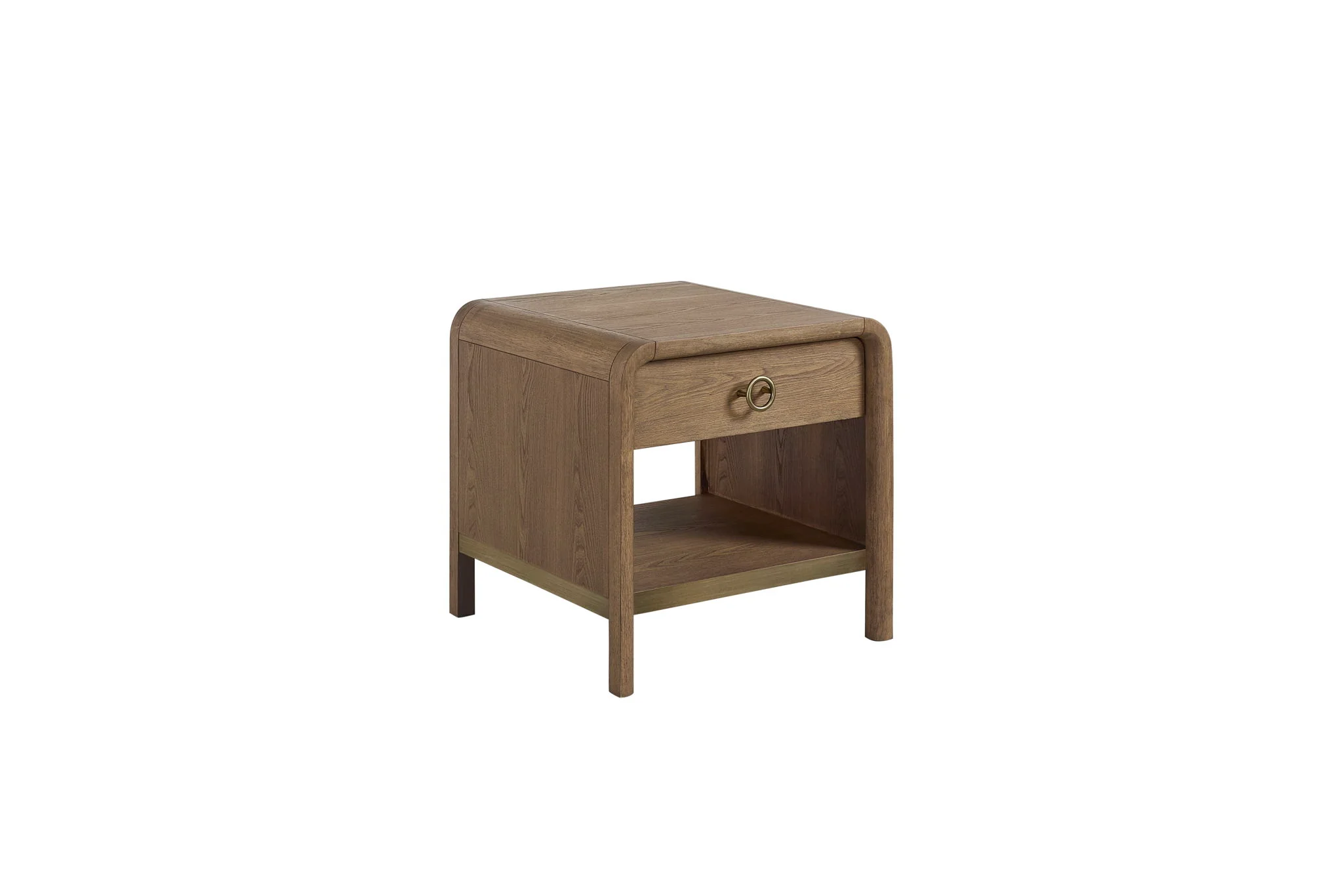 Elure - Waterfall End Table - Latte - Image 2