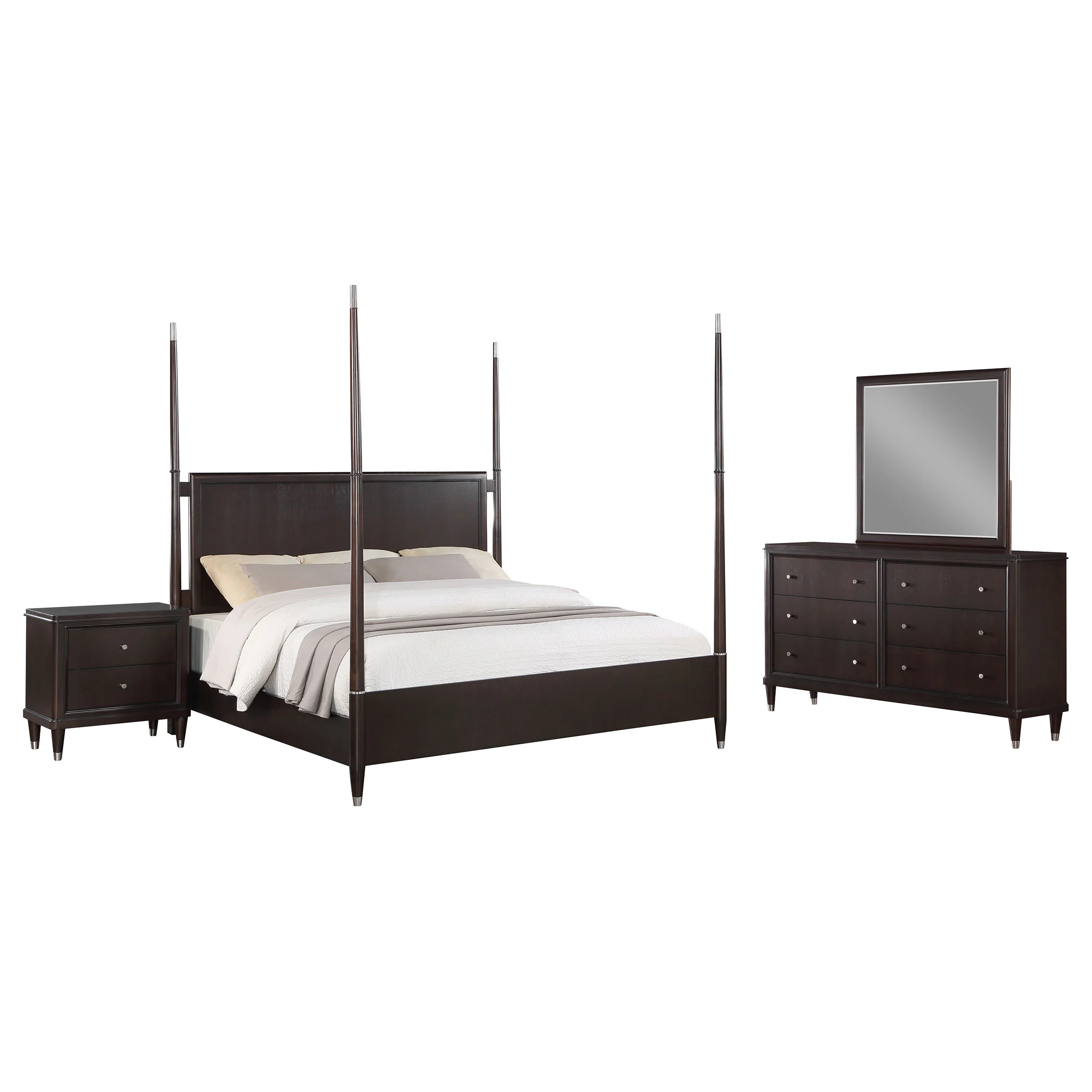 Emberlyn 4-Piece Queen Bedroom Set in Brown - Image 4
