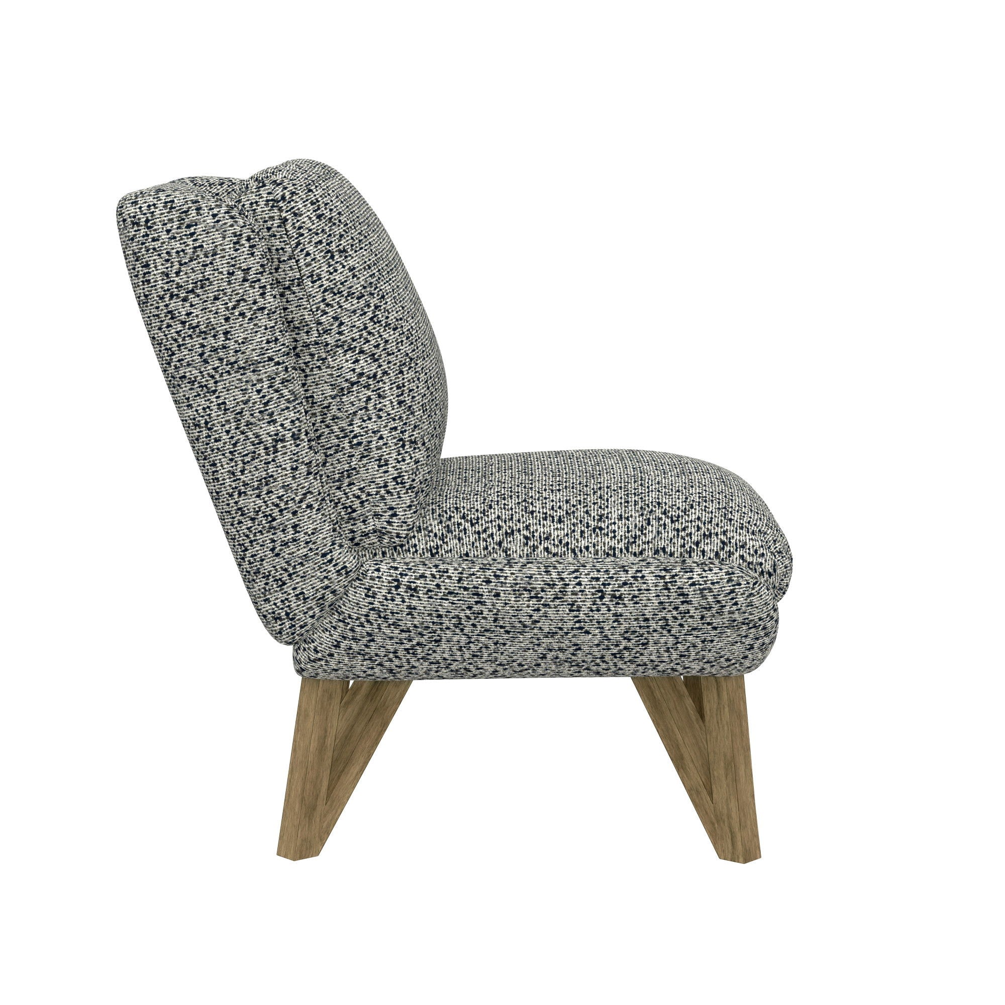 Armless Accent Chair - Dark Navy - Image 6
