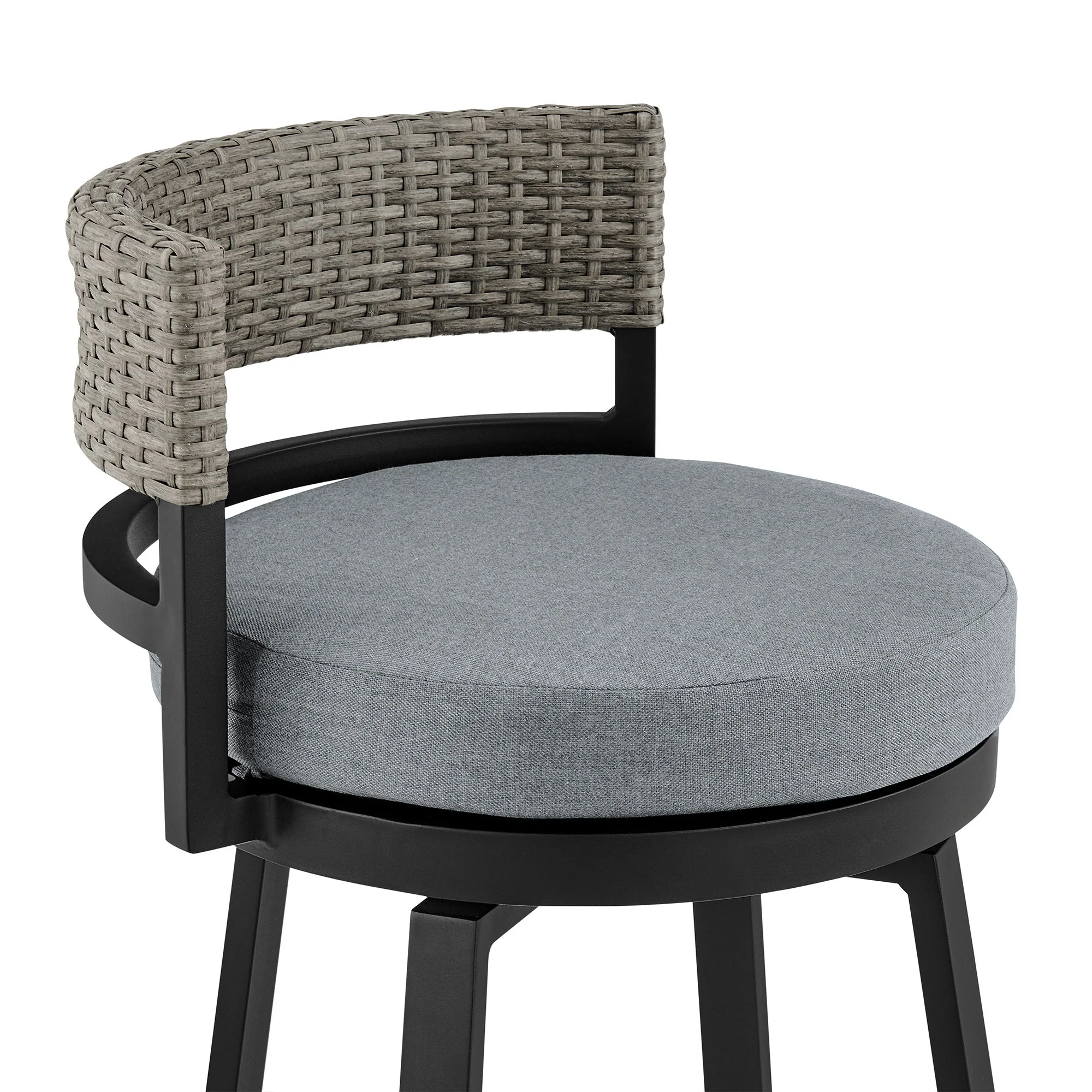 Encinitas - Outdoor Patio Swivel Bar Stool - Image 16