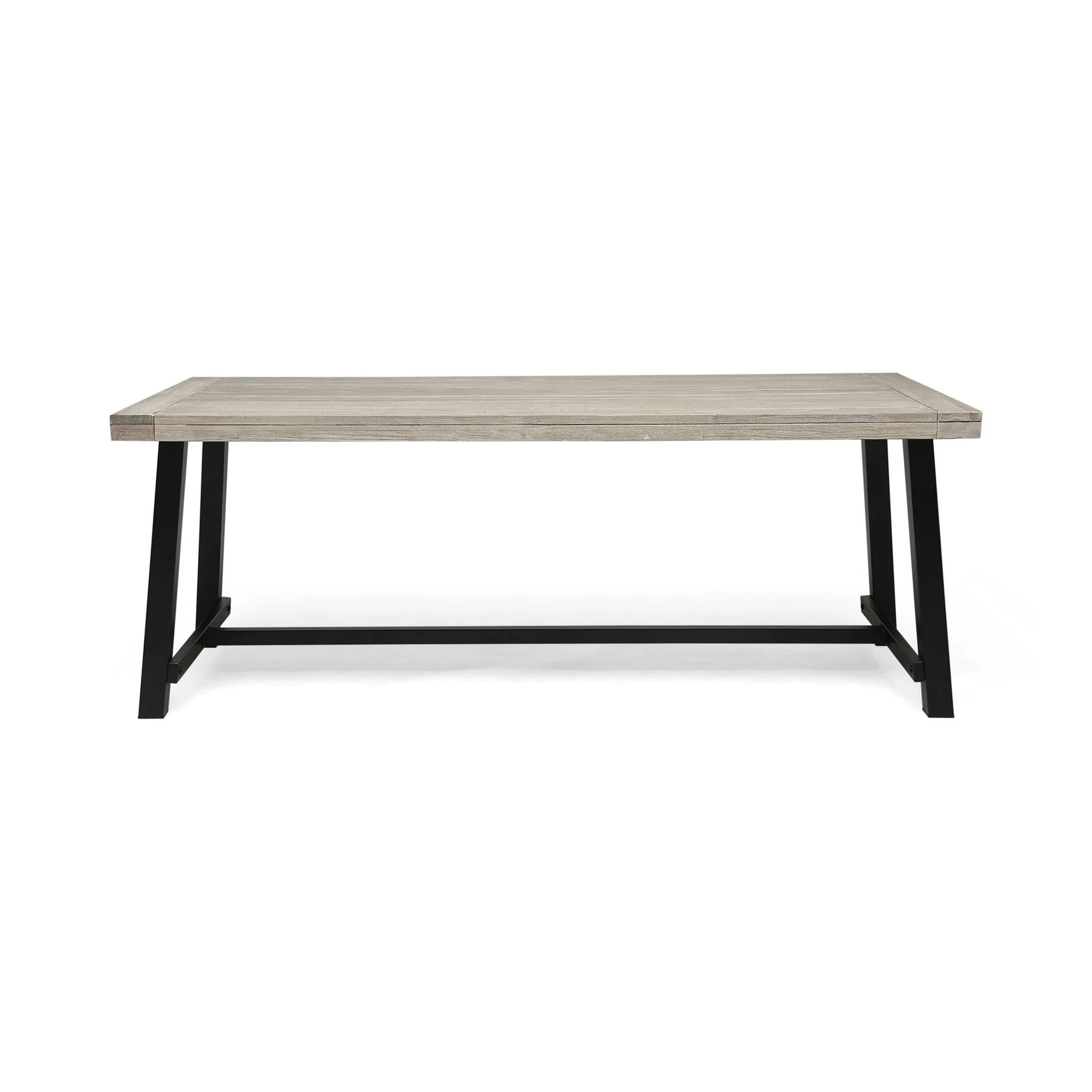 Equilibrium - Outdoor Dining Table With Wooden Frame And Slat Top - Image 20