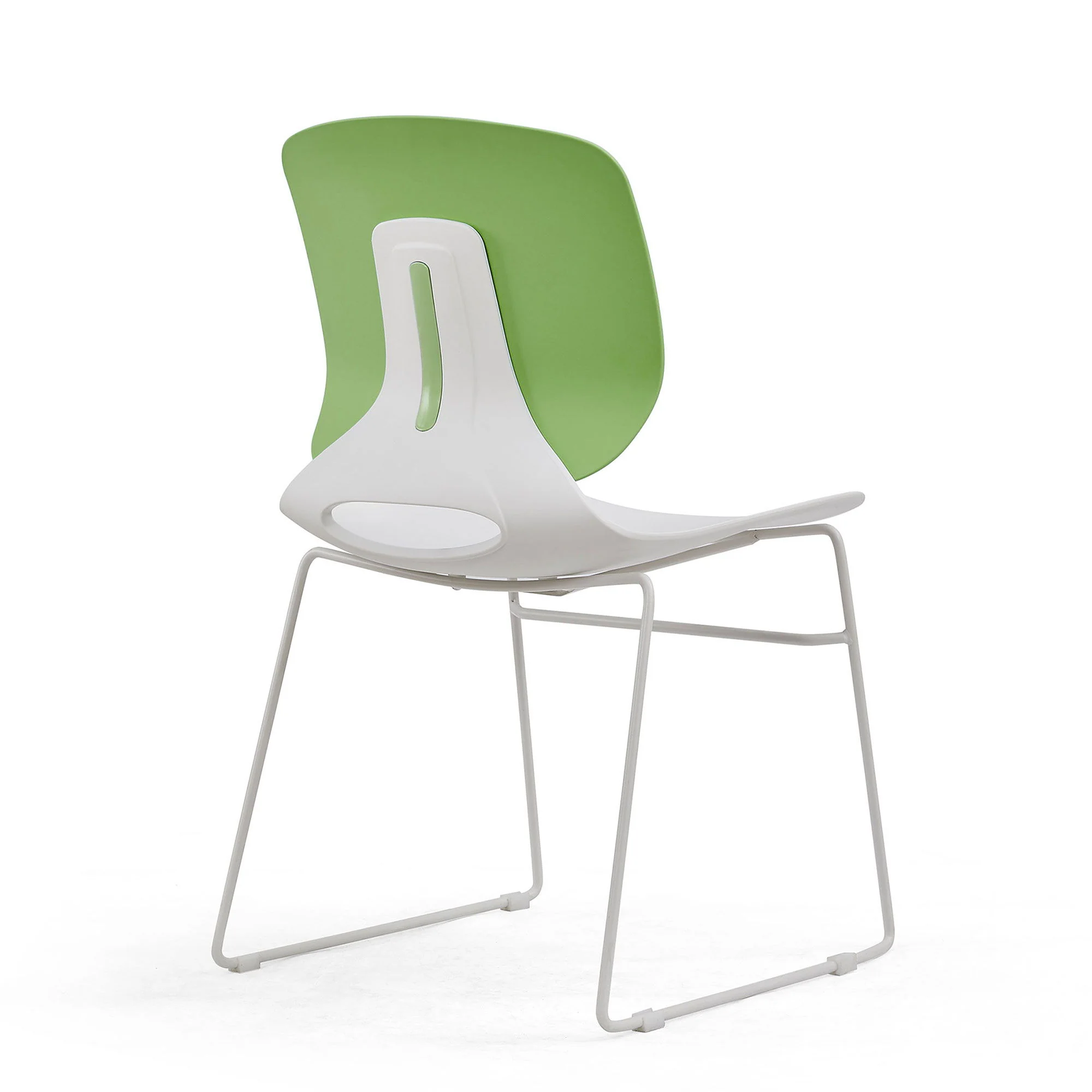 Ergonomic Backrest Stacking Chairs (Set of 4) - Image 11