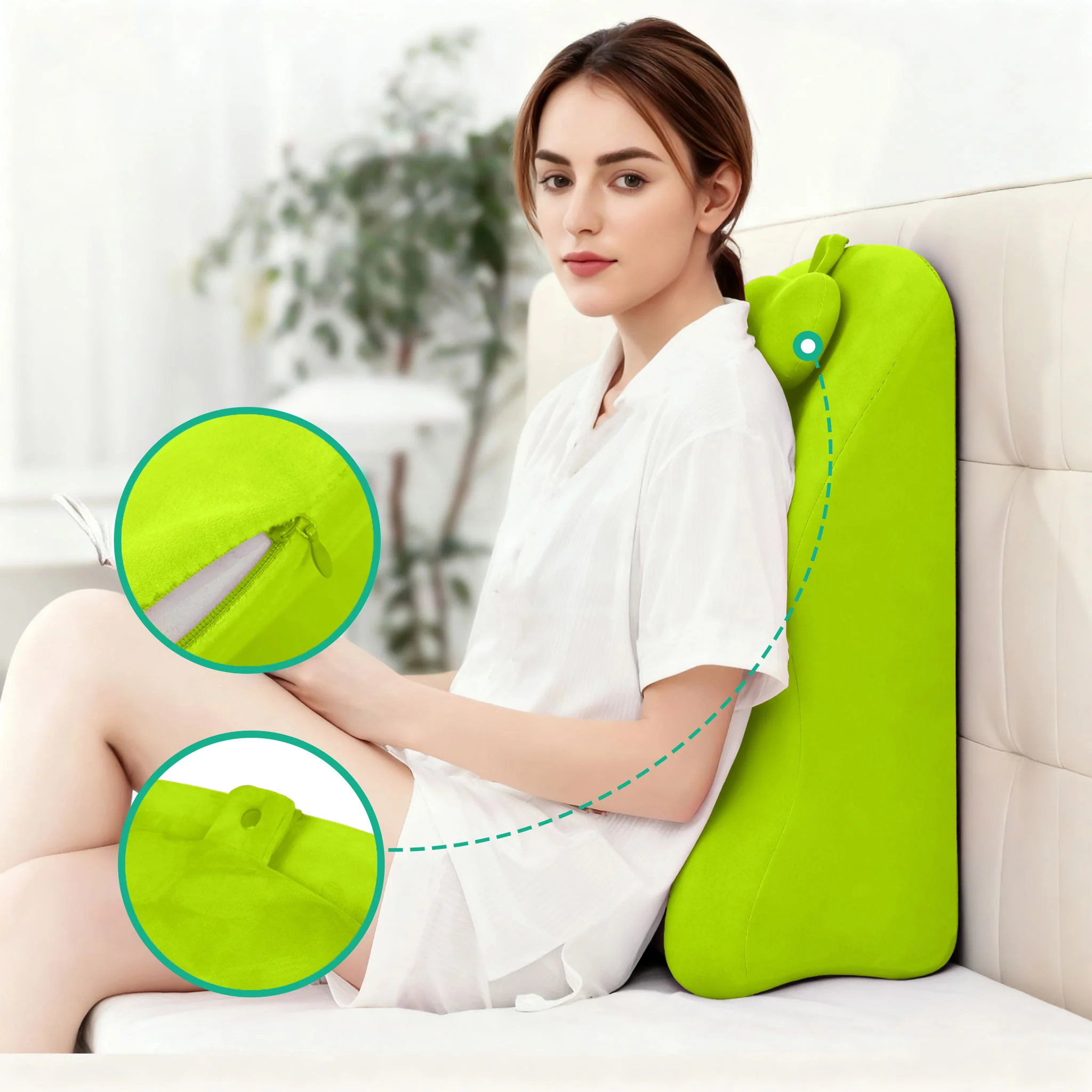Ergonomic Spinal Posture Support Bed Pillow - Image 26