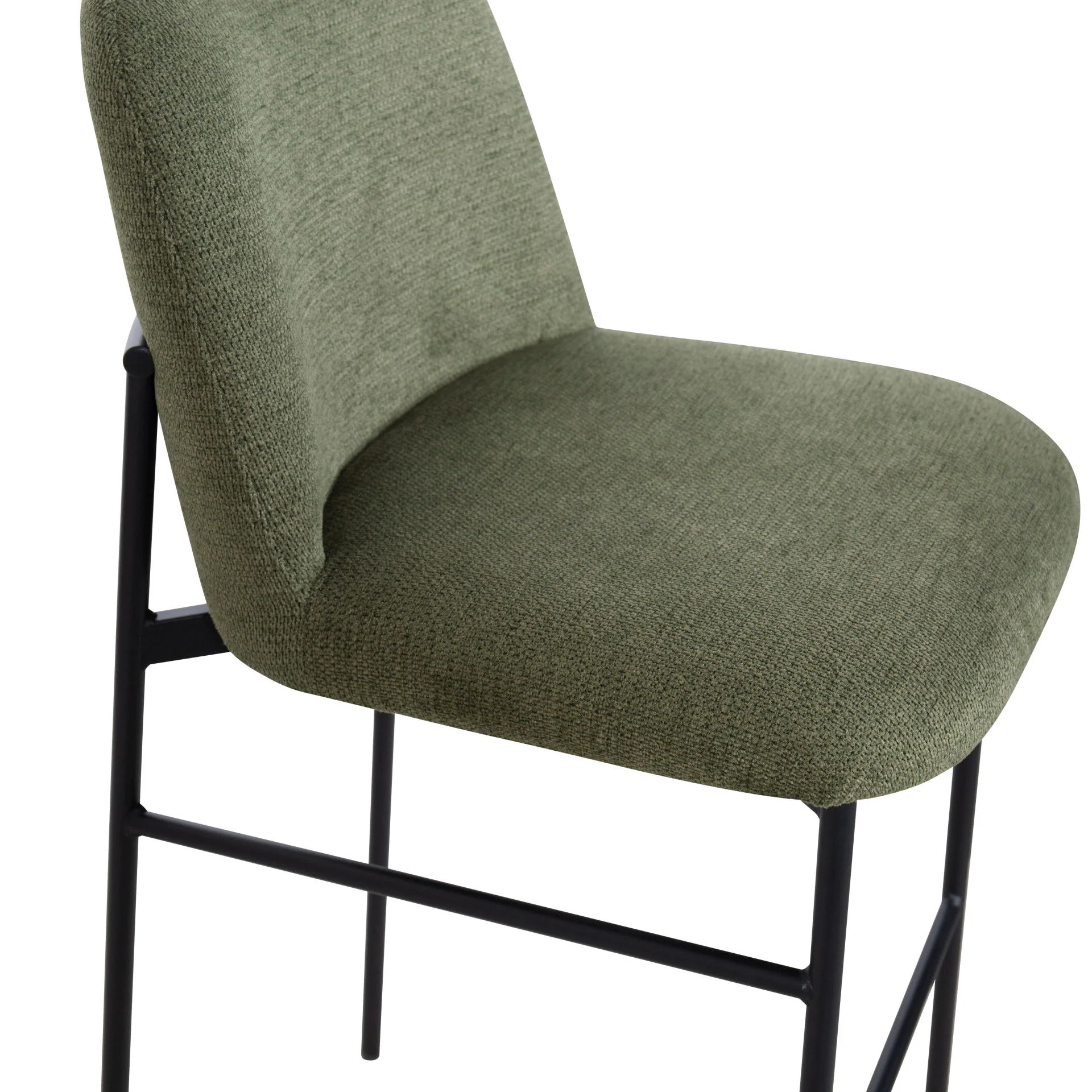 Erik - Bar Chair With Black Metal Frame (Set of 2) - Image 9