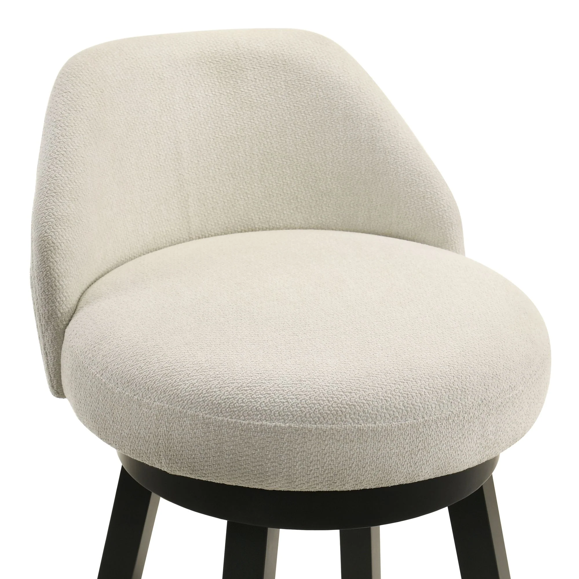 Erika - Modern Transitional Swivel Wood Bar Height Kitchen Bar Stool - Image 24