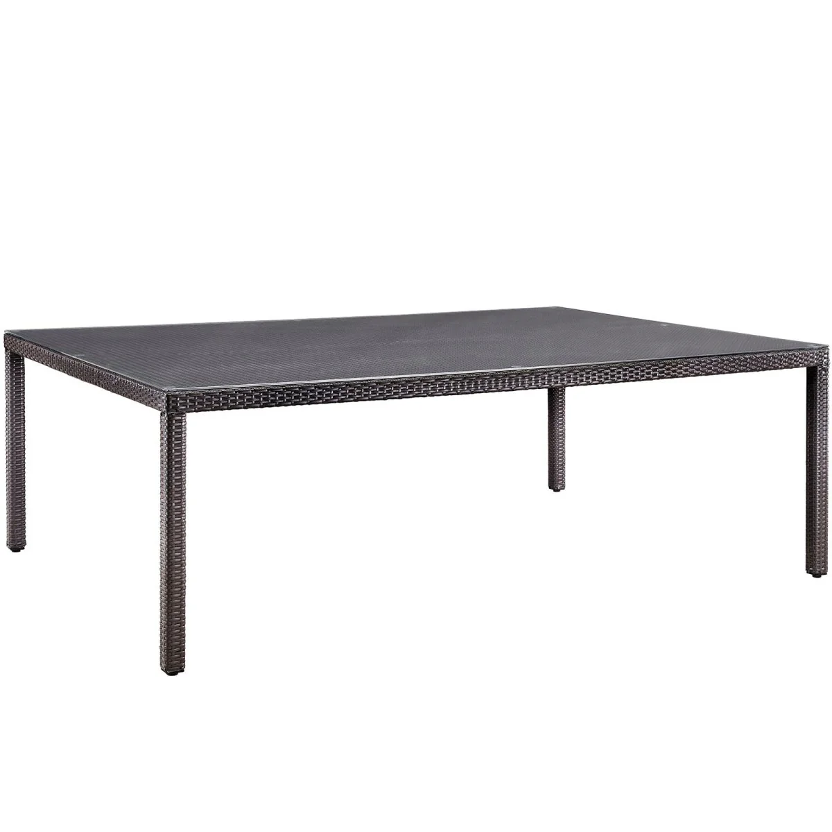 Espresso Wicker Outdoor Dining Set with Dining Tables and Coordinating Chairs - Image 45