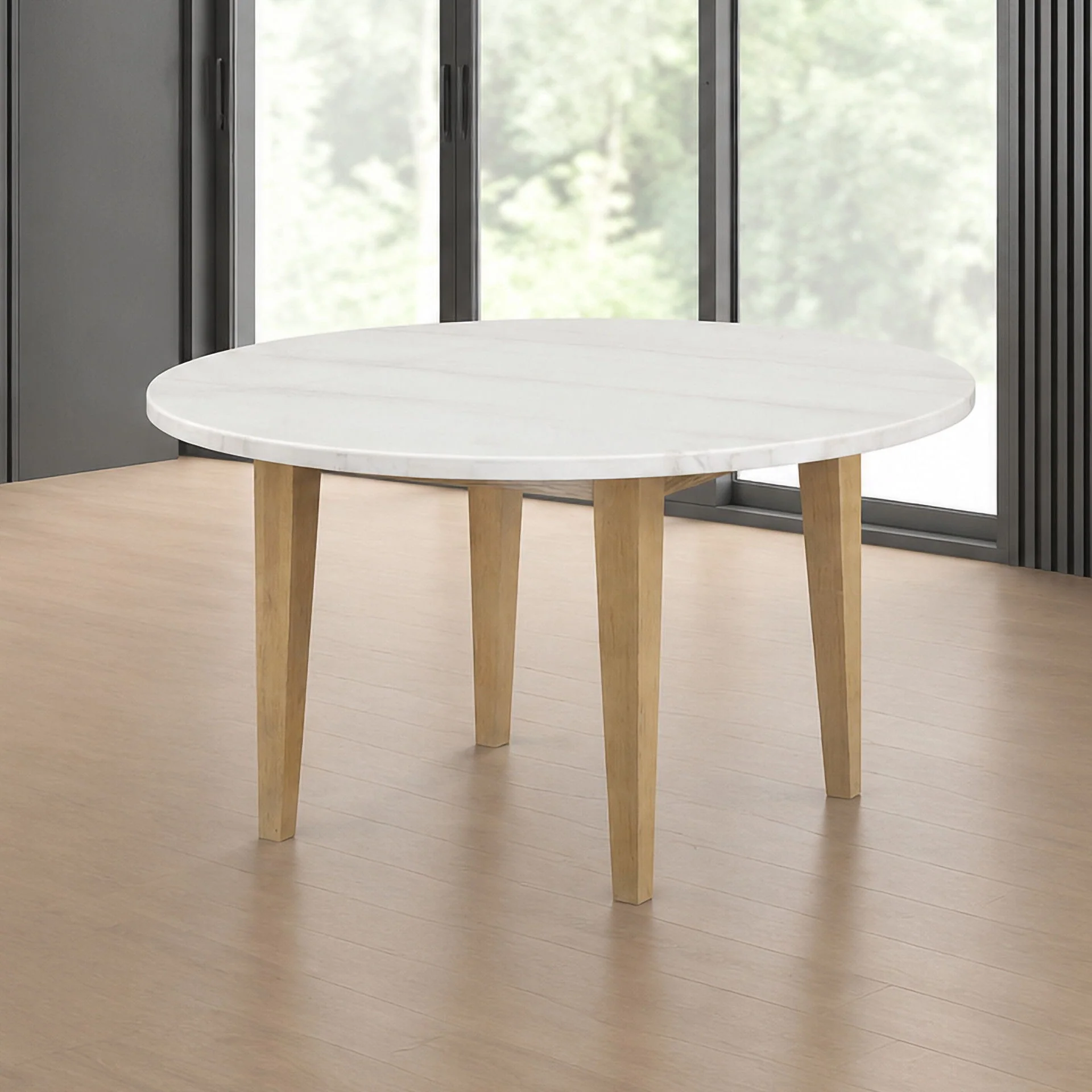 Essence - 54" Round Dining Table With Marble Top - Image 10