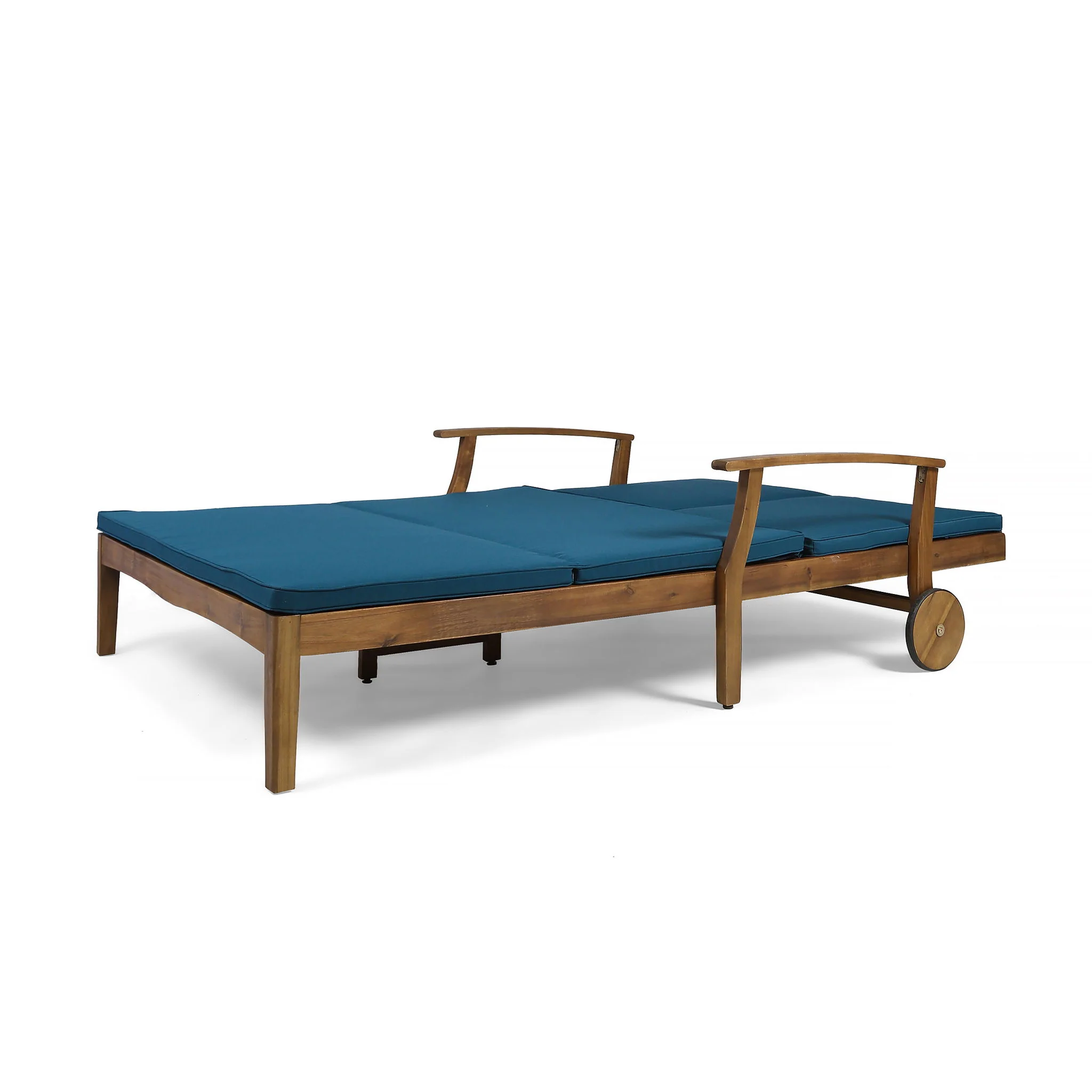 Etherealize - Outdoor Adjustable Double Chaise Lounge With Water Resistant Cushions - Image 7