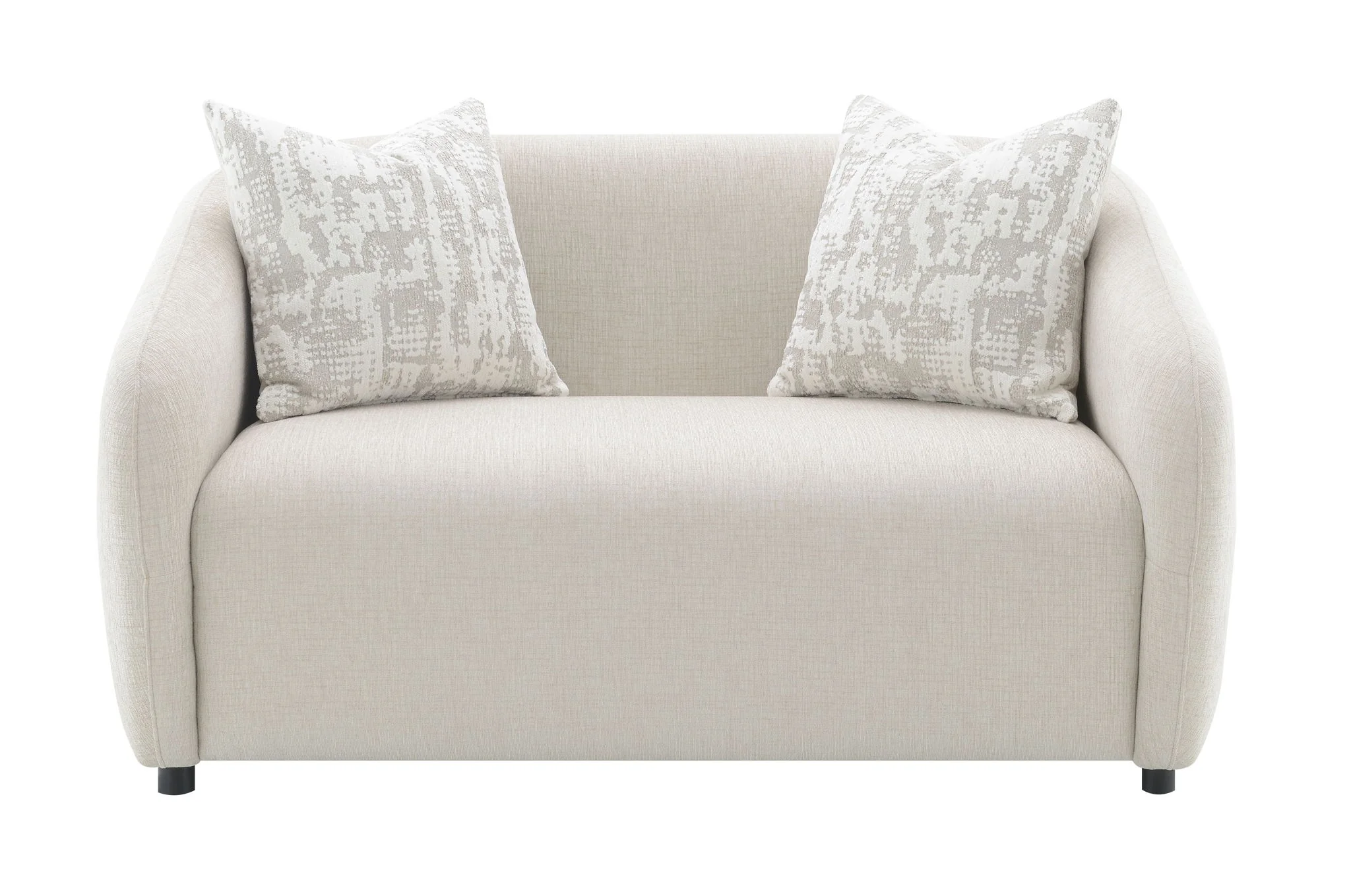 Etienne - Loveseat With 3 Pillows - Beige - Image 2