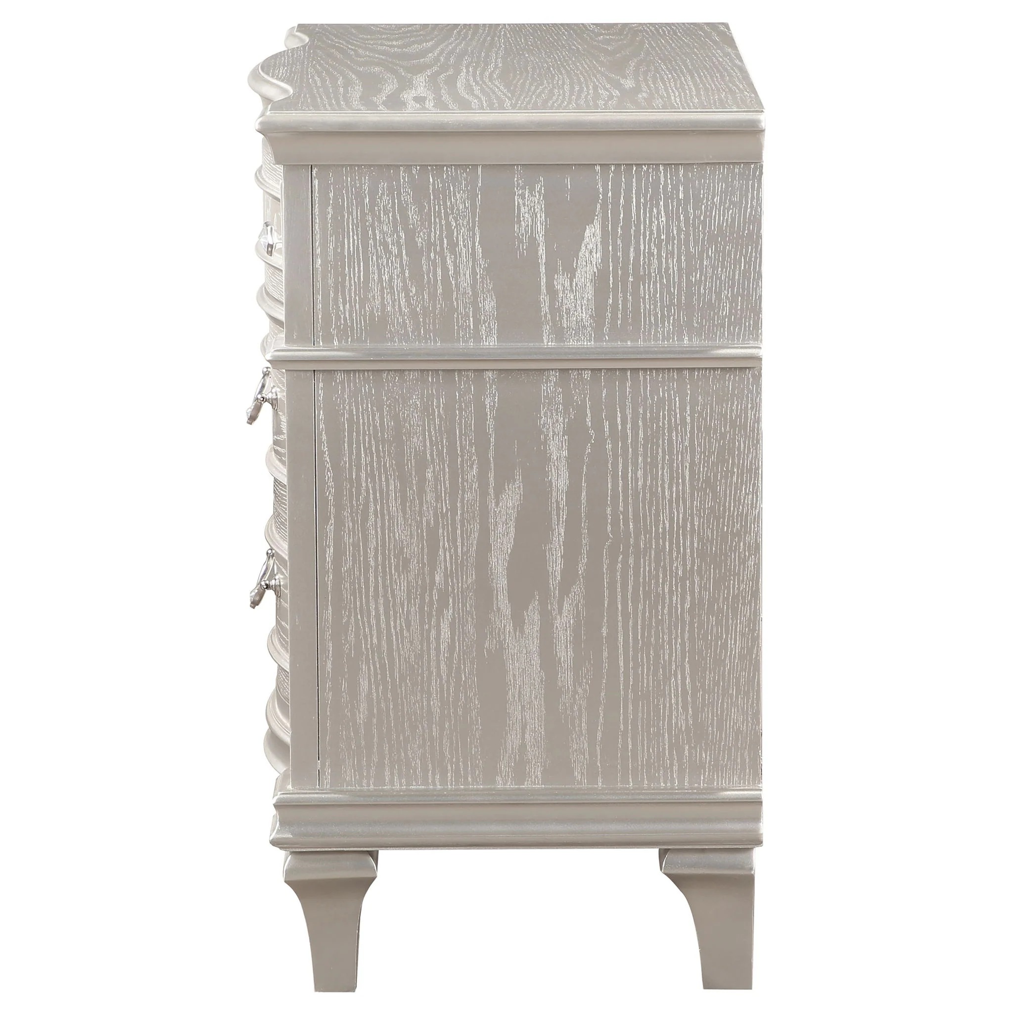 Evangeline - 3 Drawer Nightstand - Oak - Image 9
