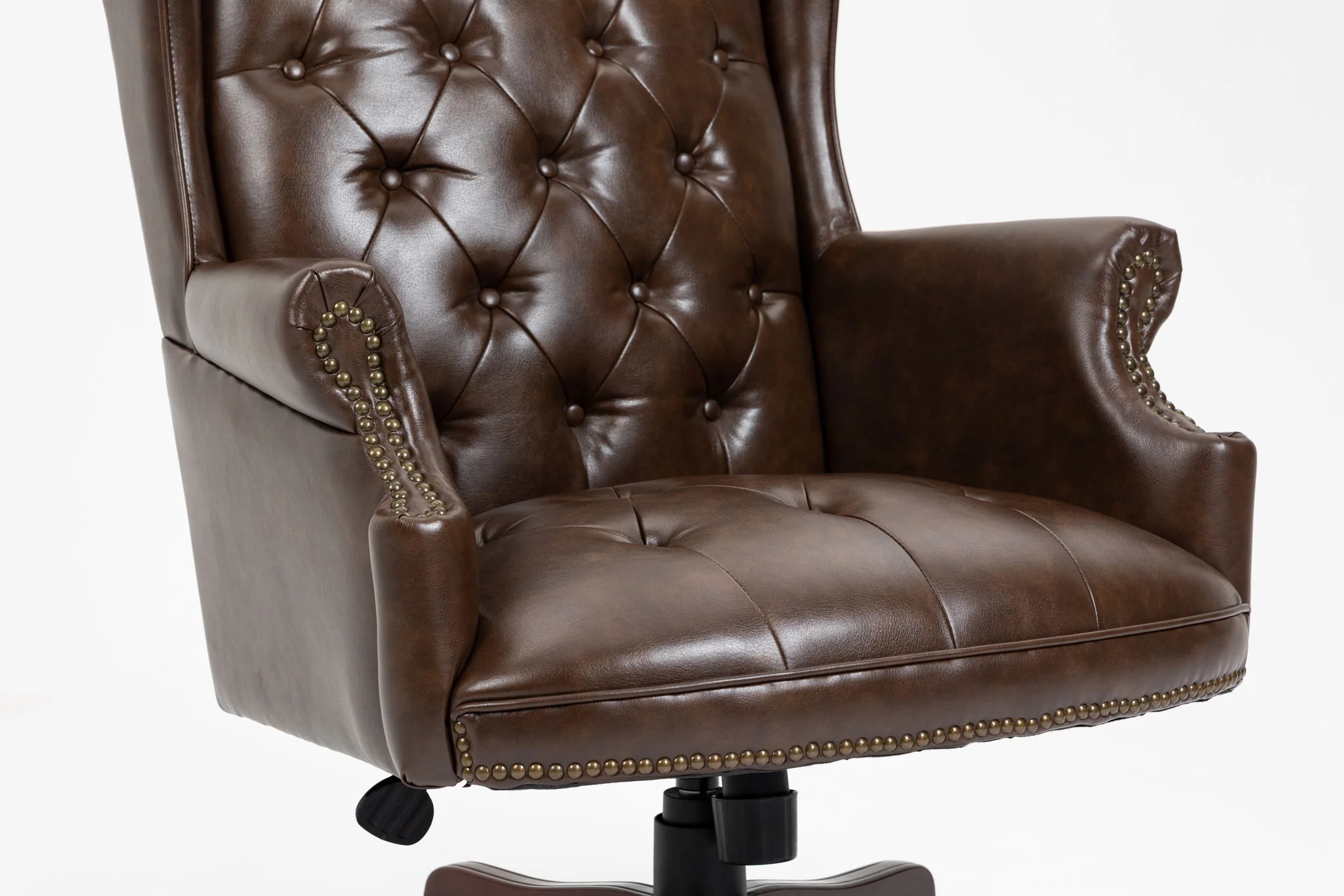 Executive Office Chair, High Back Reclining Comfortable Desk Chair With Smooth Glide Caster Wheels - Image 25